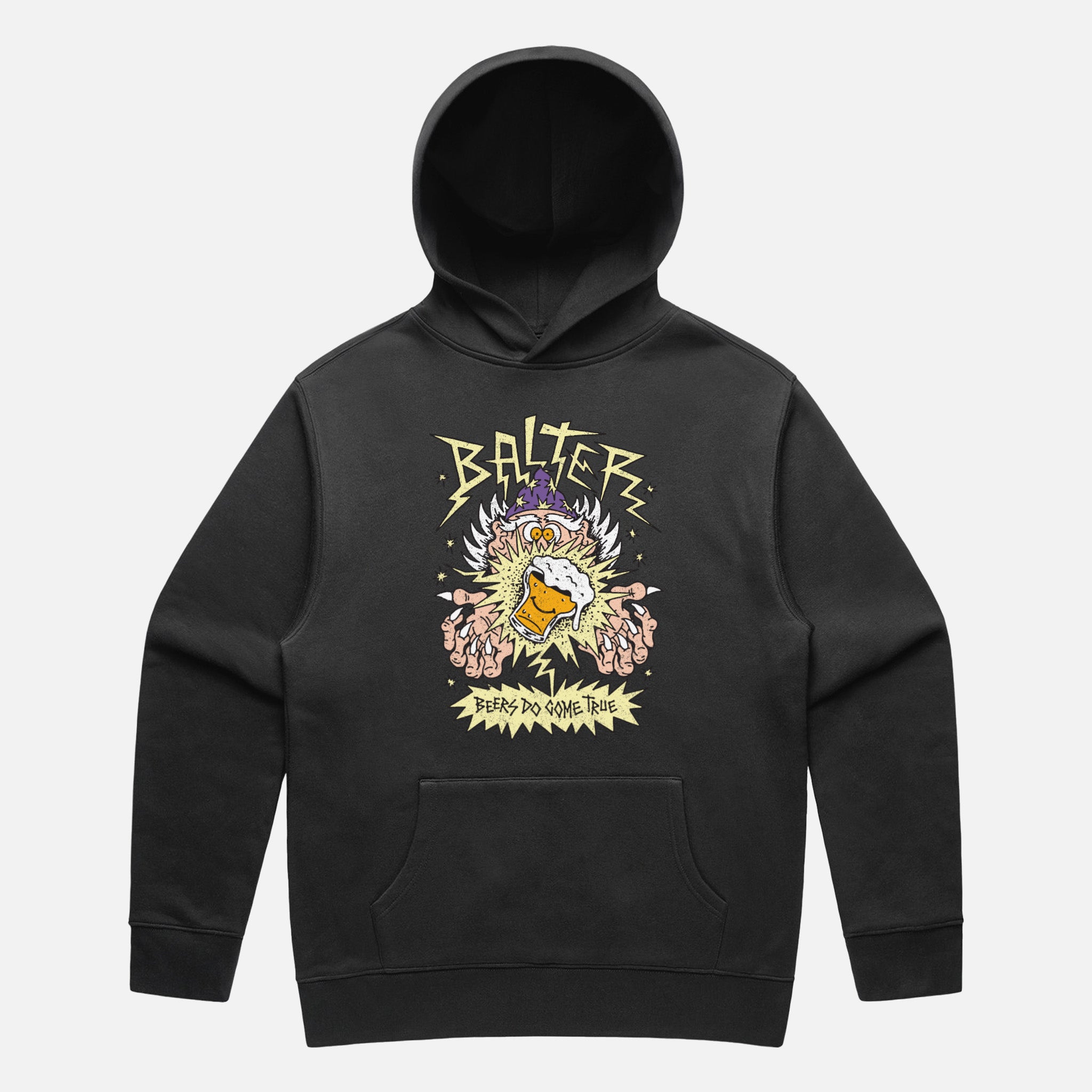 Wizz Relax Hoodie - Faded Black