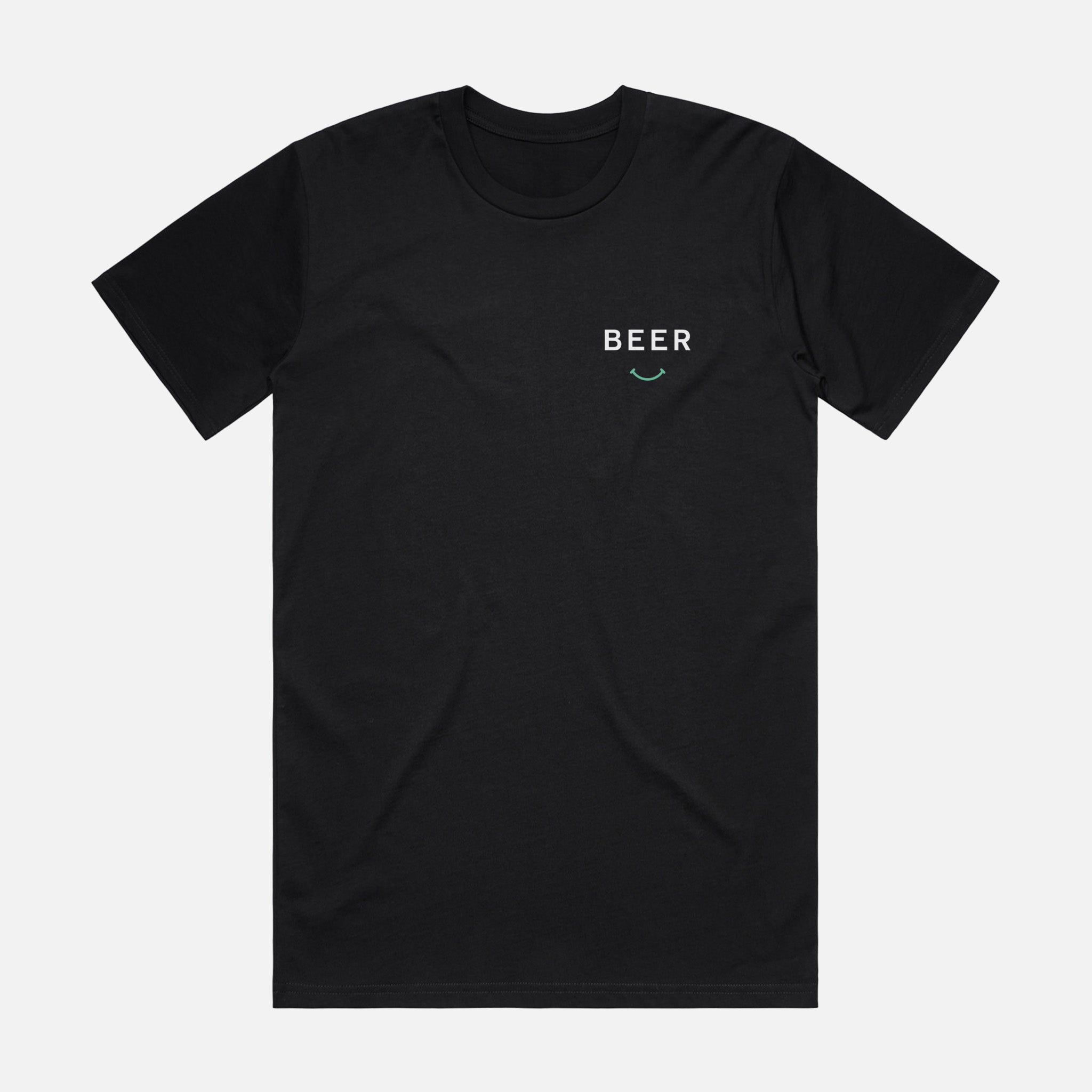 Beer Smiley Classic Tee - Black