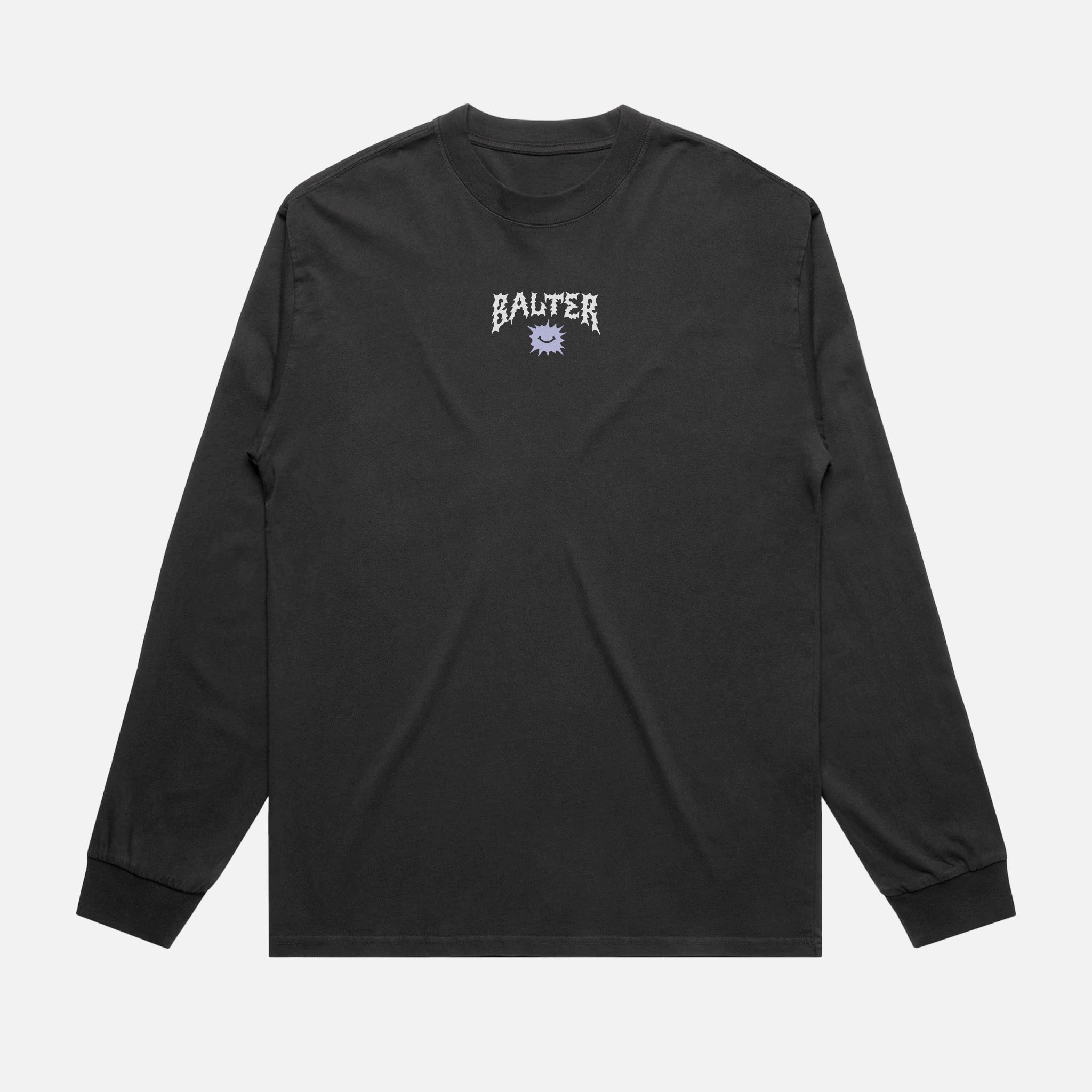 Wave Warp Heavy Long Sleeve - Faded Black