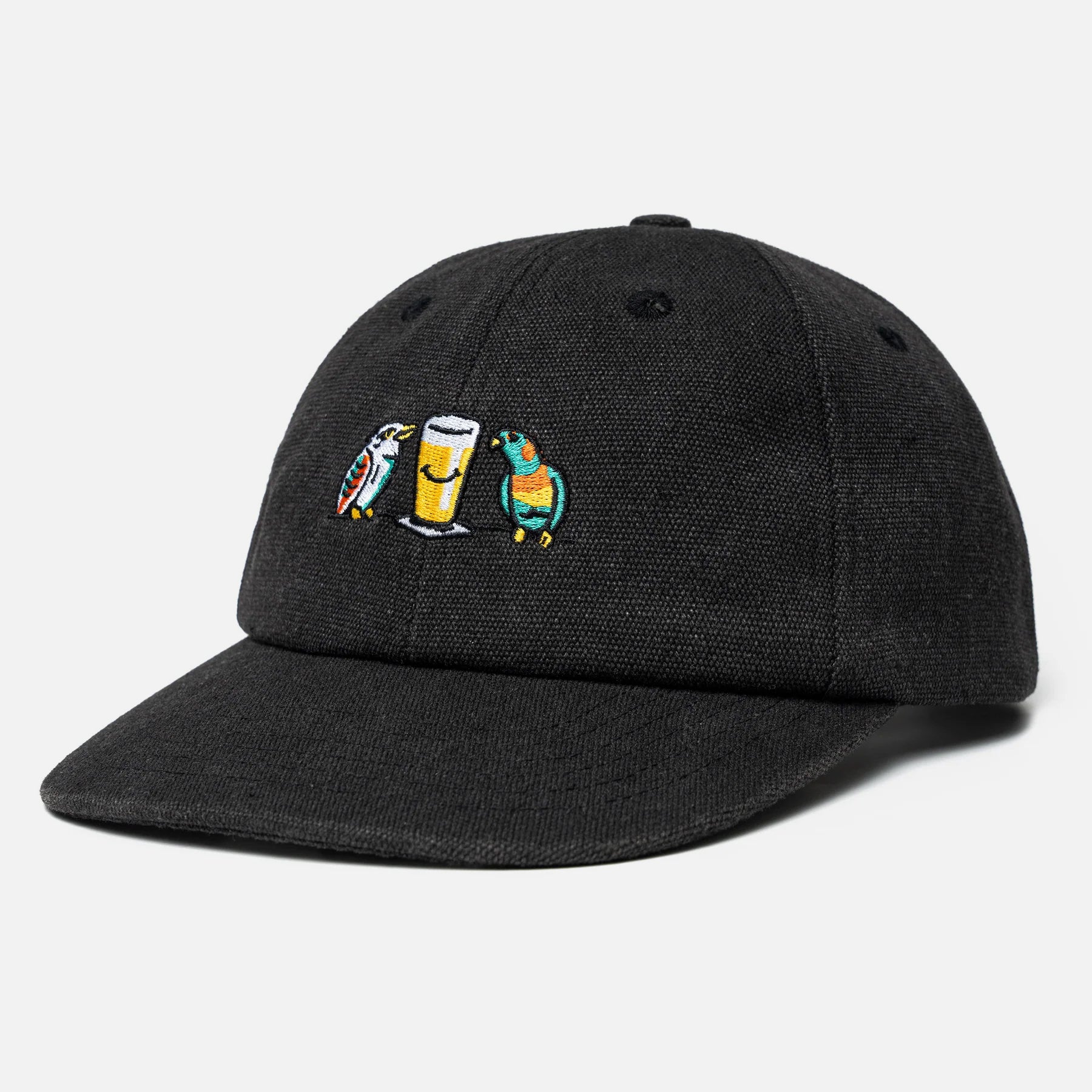 Birds & Beers Dad Cap - Faded Black