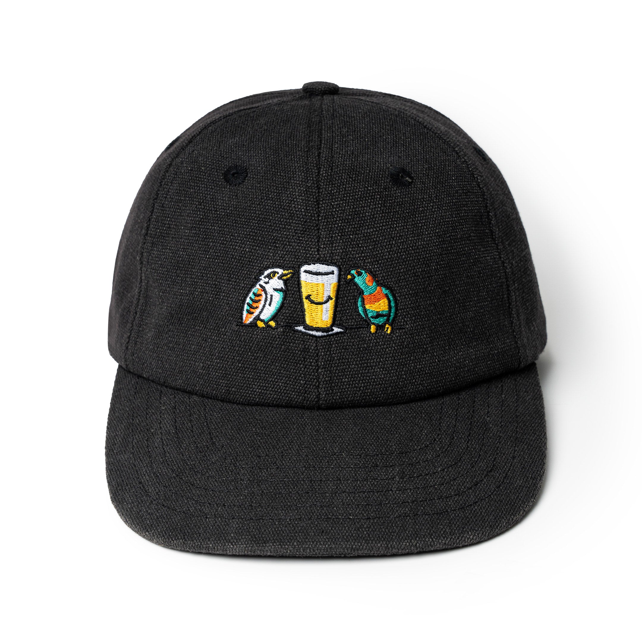 Birds & Beers Dad Cap - Faded Black