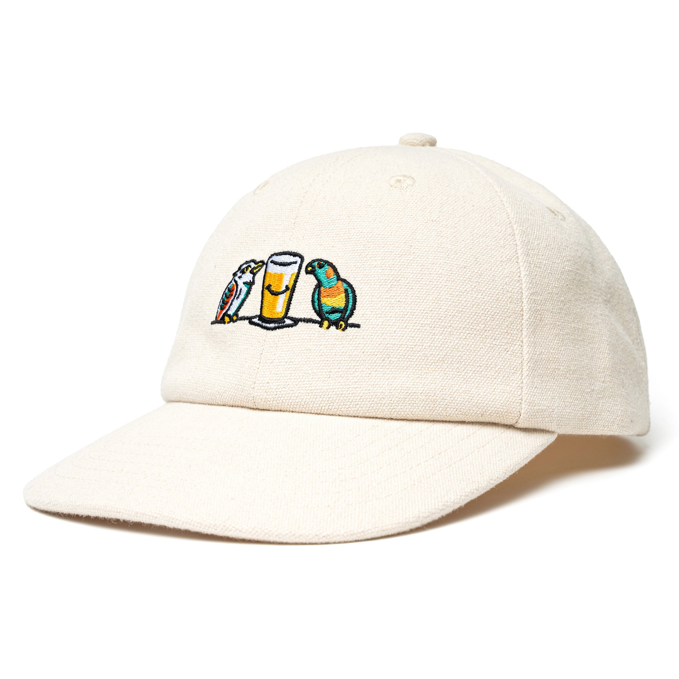 Birds & Beers Dad Cap - Natural