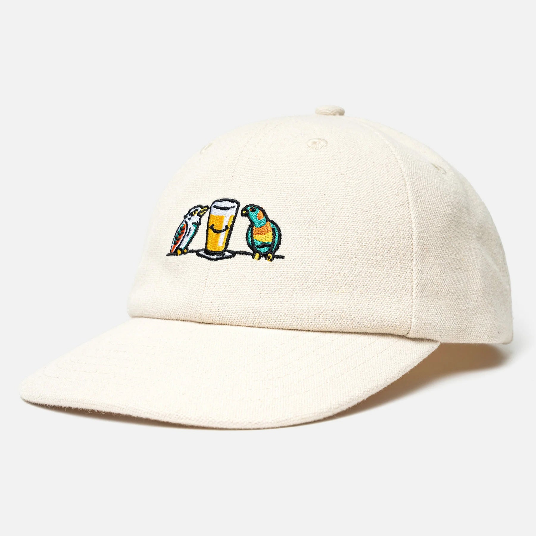 Birds & Beers Dad Cap - Natural