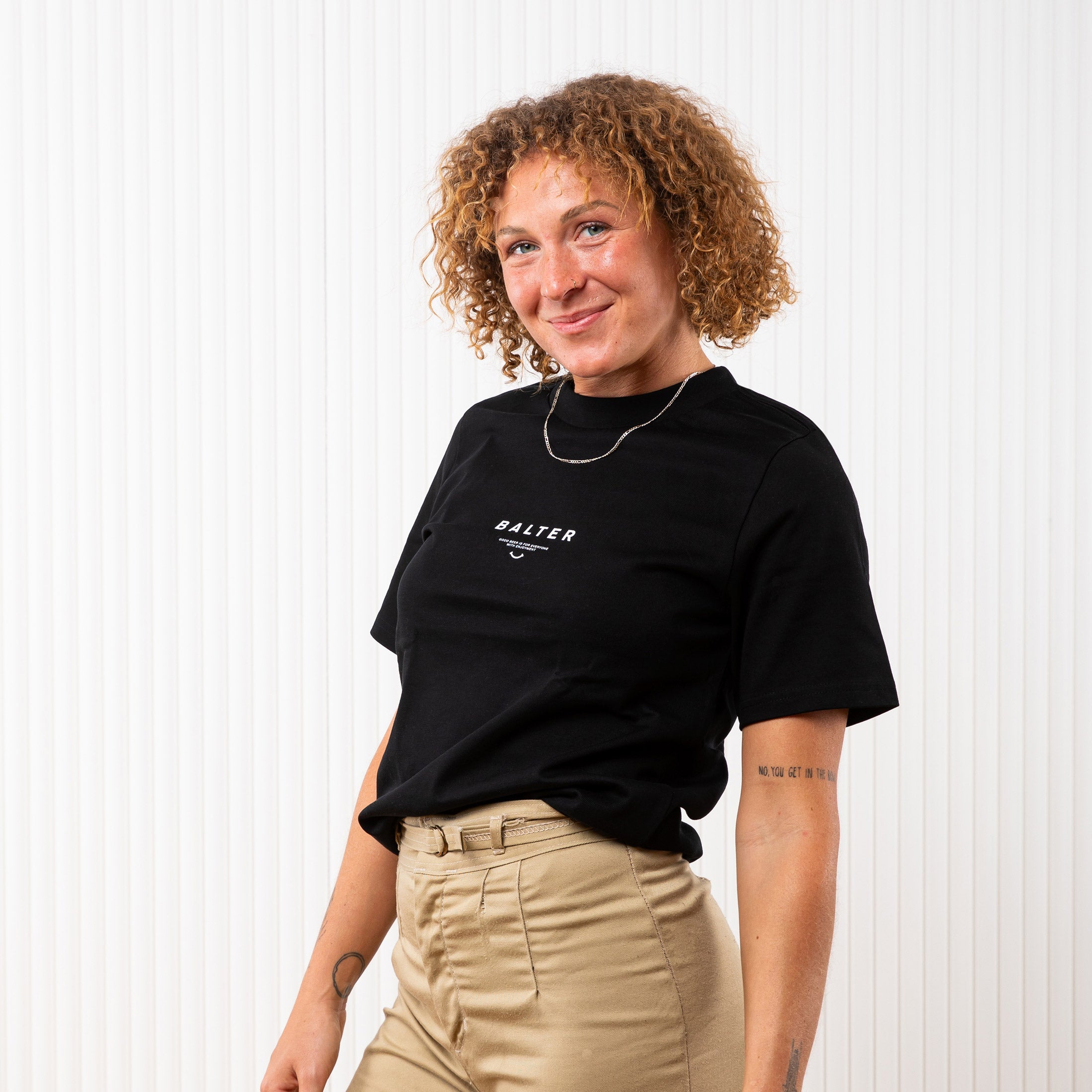 Women's Good Beer Heavy Tee - Black