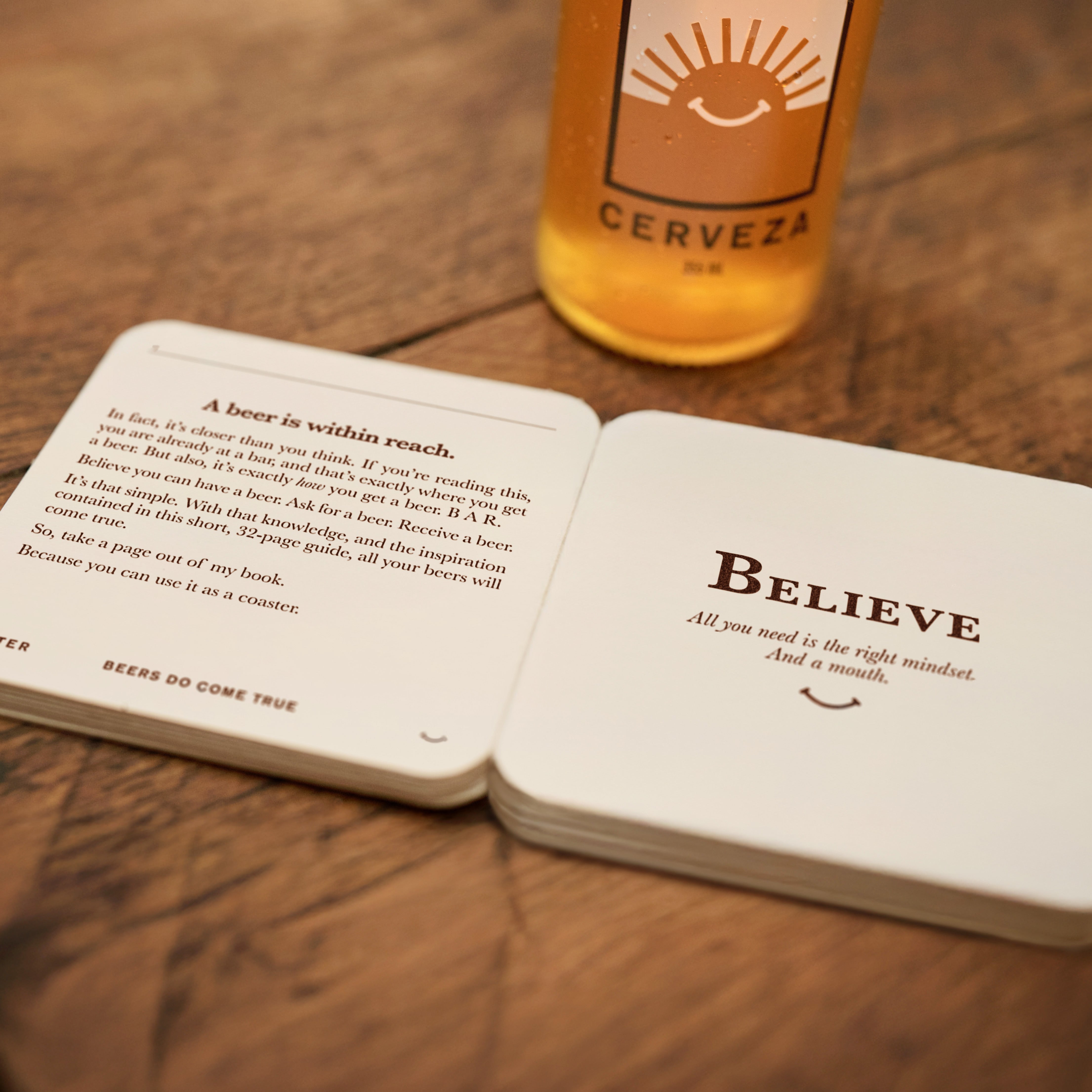 'Beers do come true' Coaster Book
