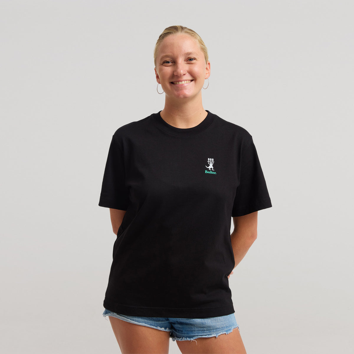 Another Round Box Tee - Black