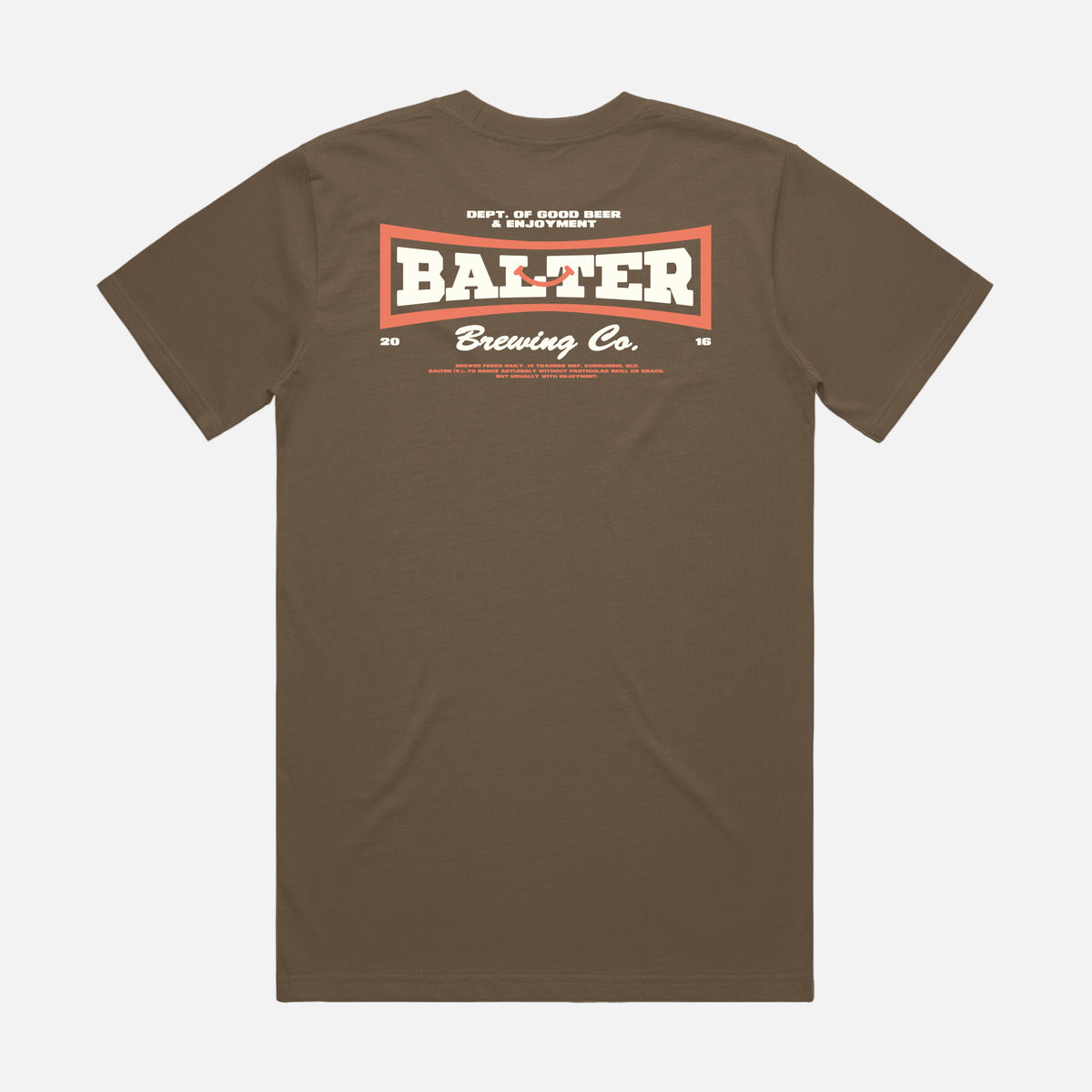Club Beer Classic Tee - Walnut