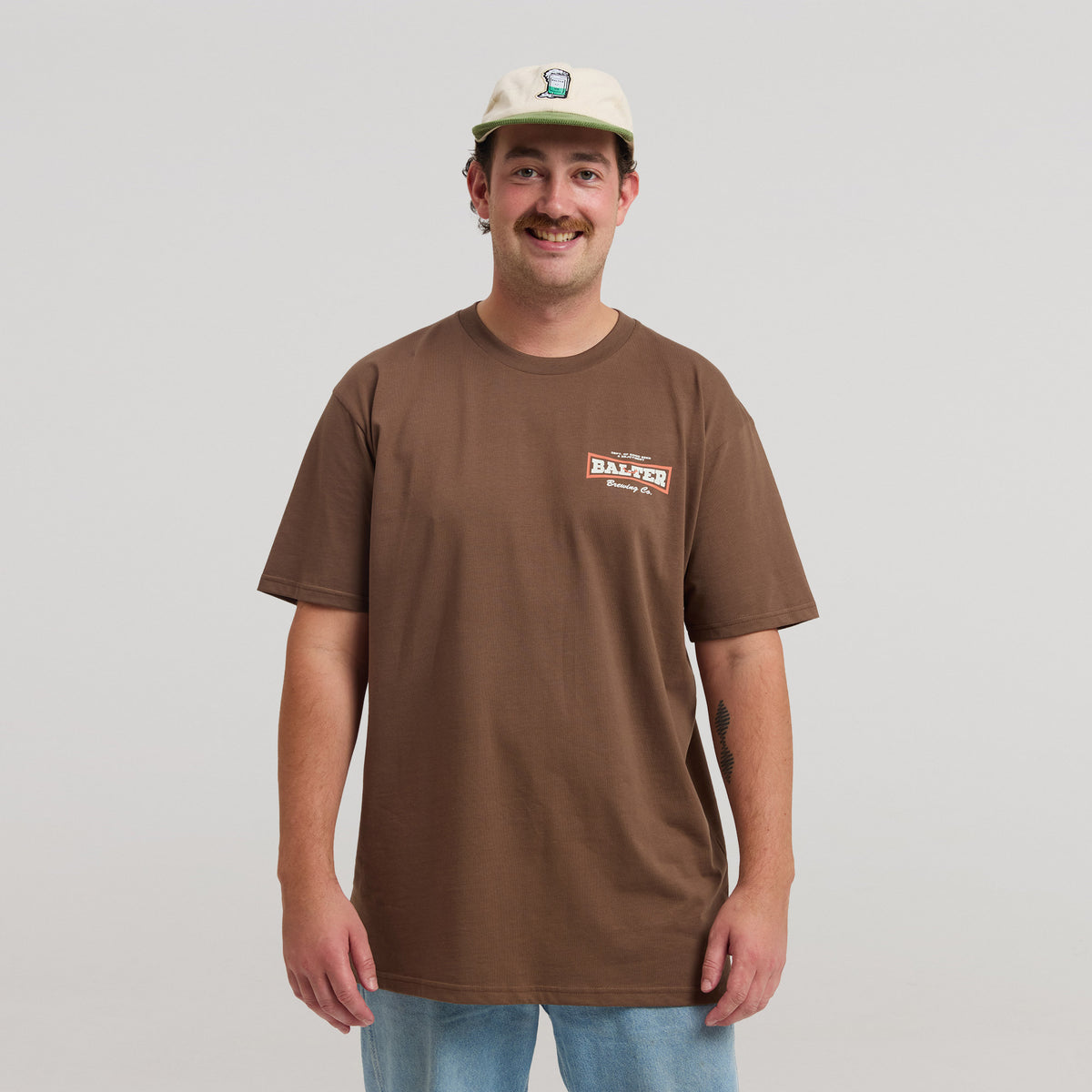 Club Beer Classic Tee - Walnut