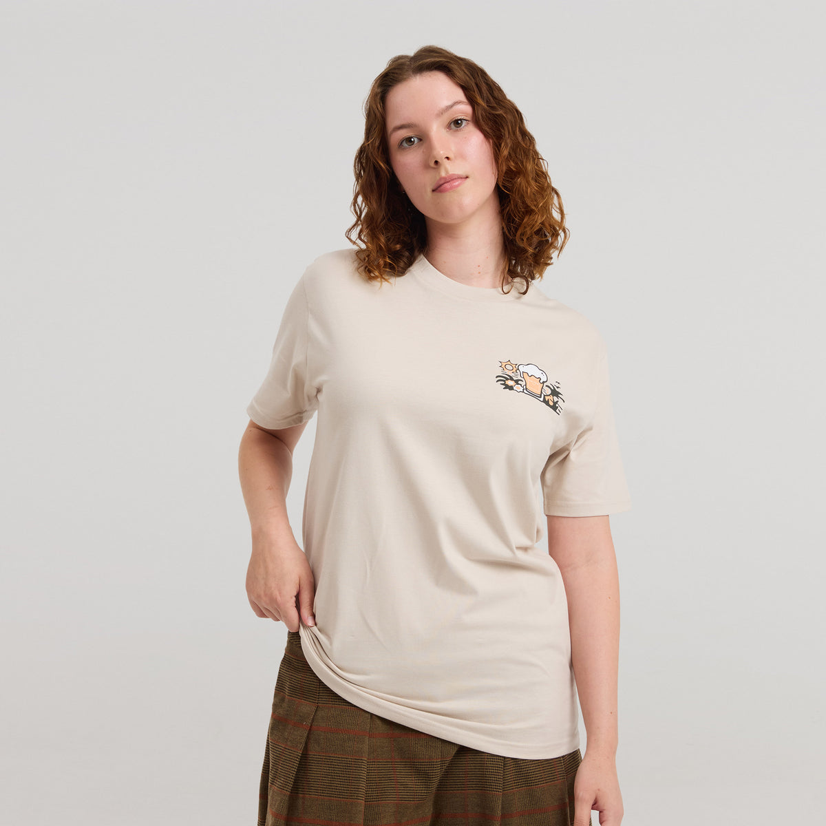 Eazy Hazy Classic Tee - Bone