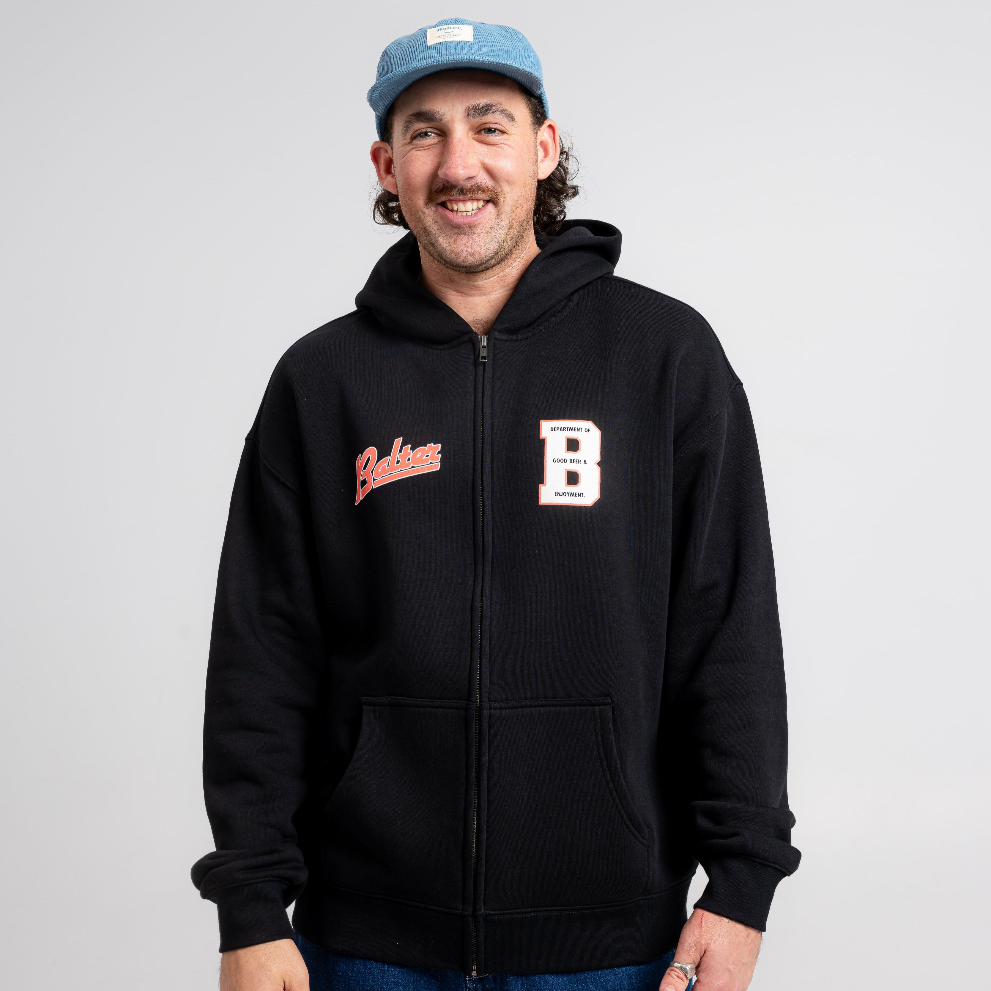 B-Team Zip Hoodie - Black