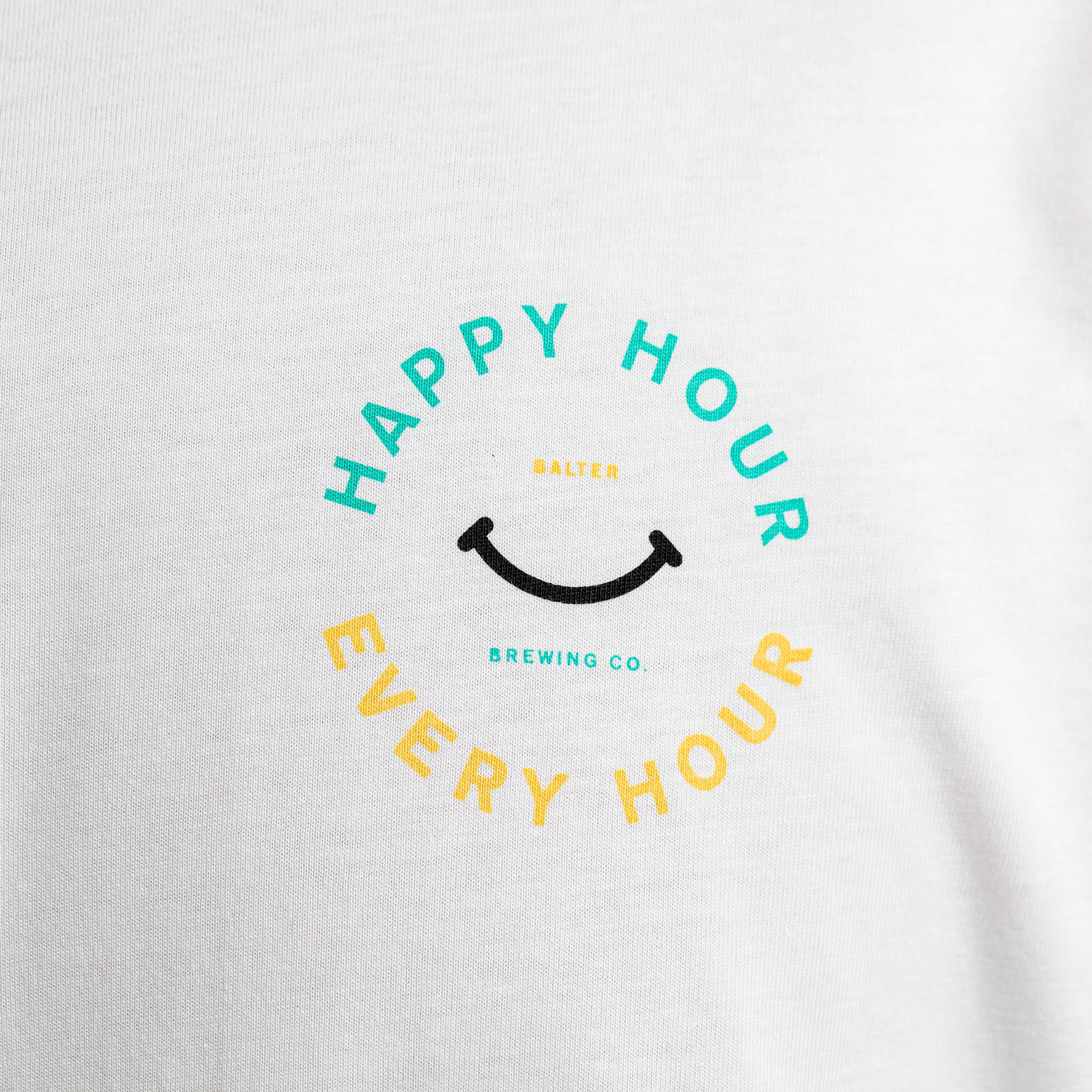 Happy Hour Tee - White