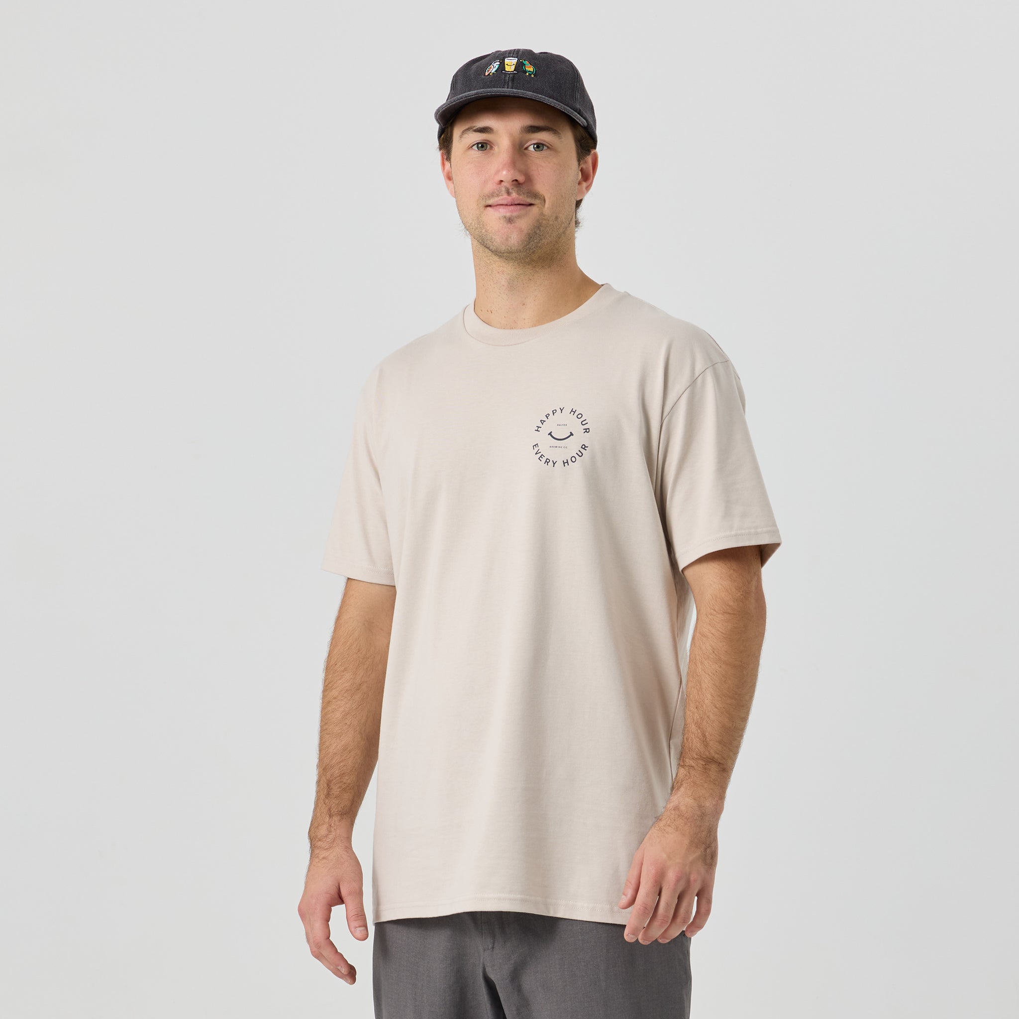Happy Hour Classic Tee - Bone