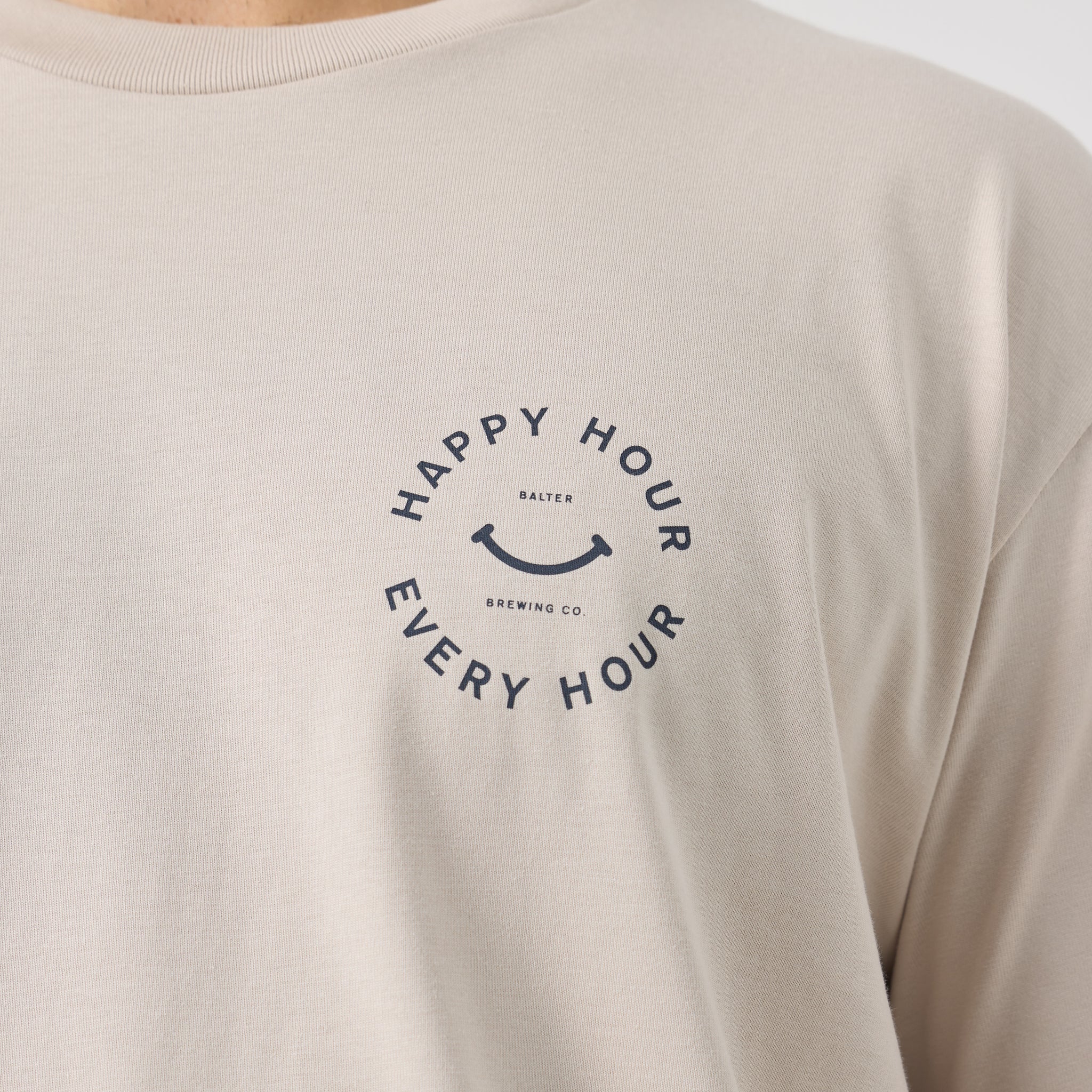Happy Hour Classic Tee - Bone