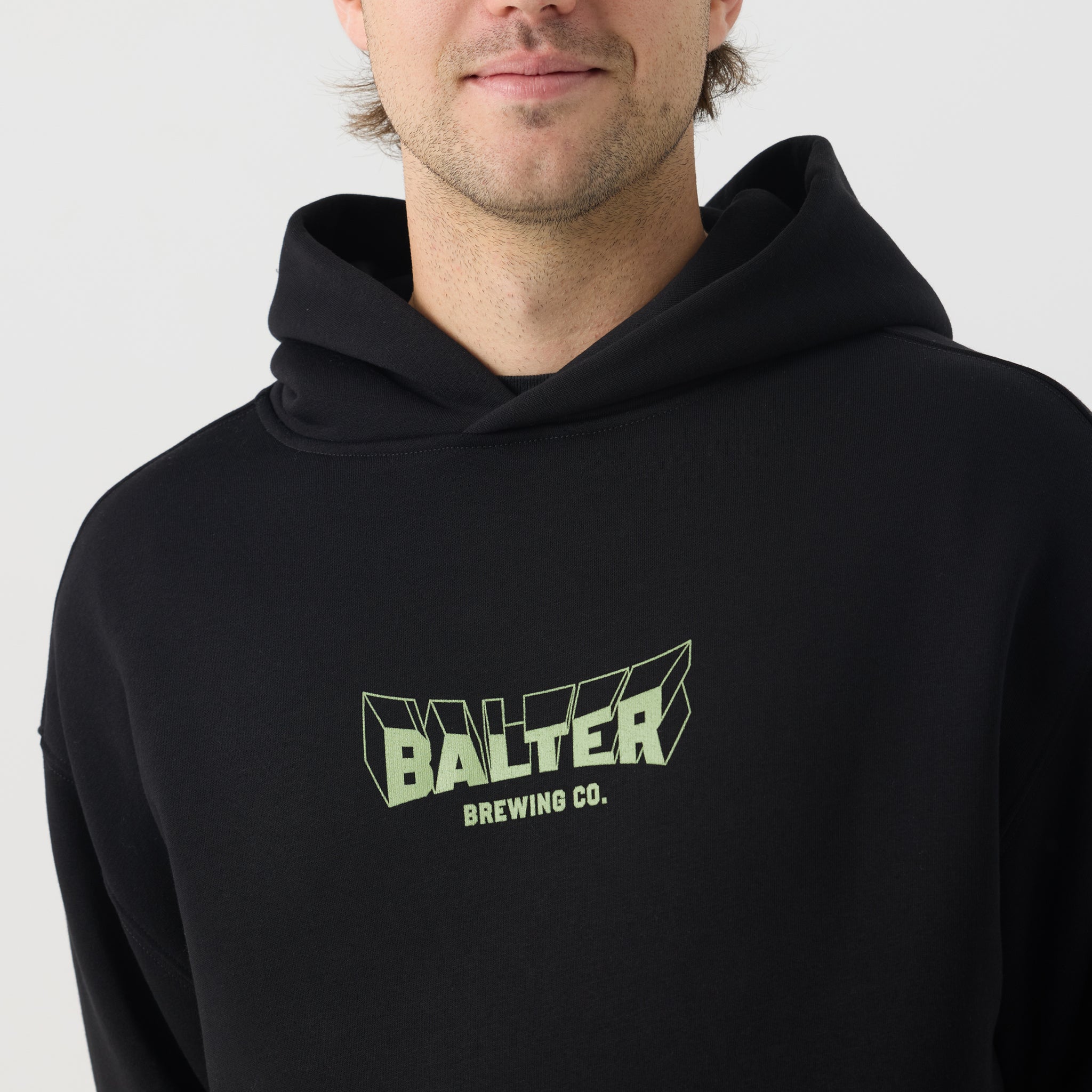 Three Dee Relax Hoodie - Black