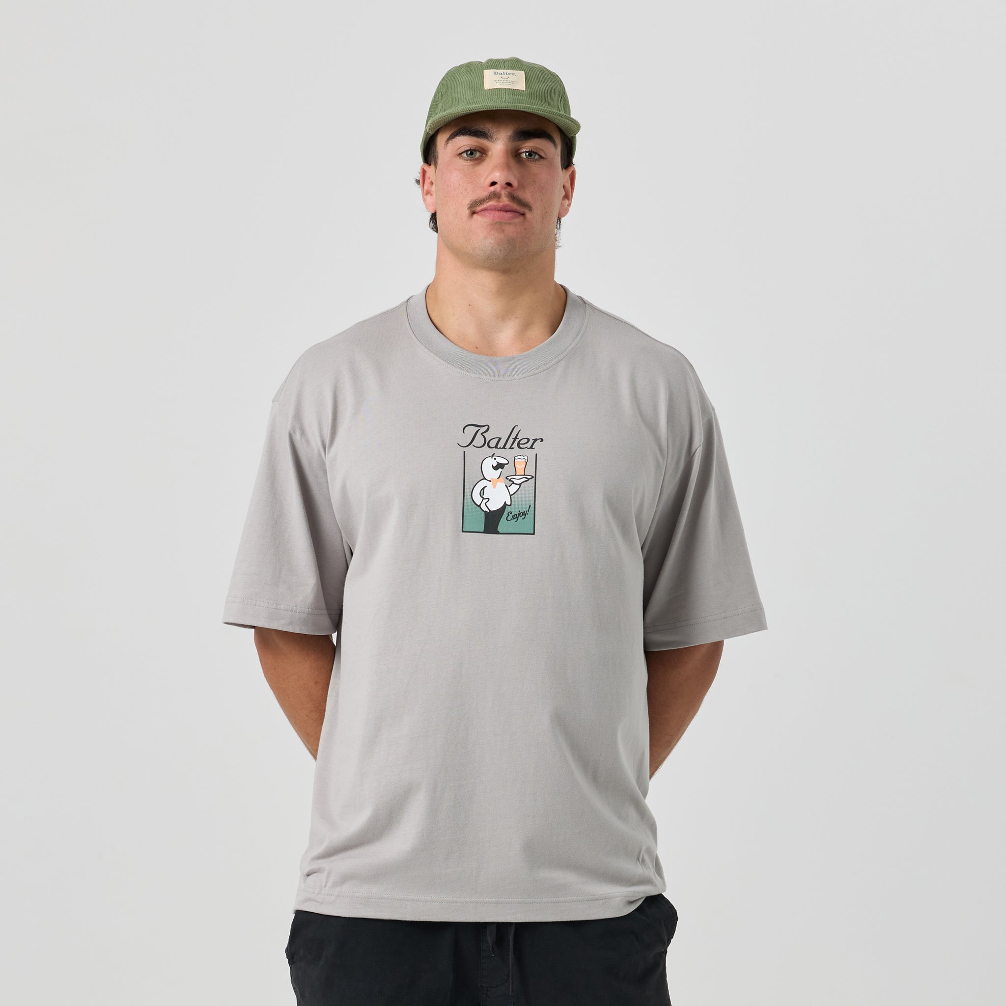 Served Box Tee - Storm