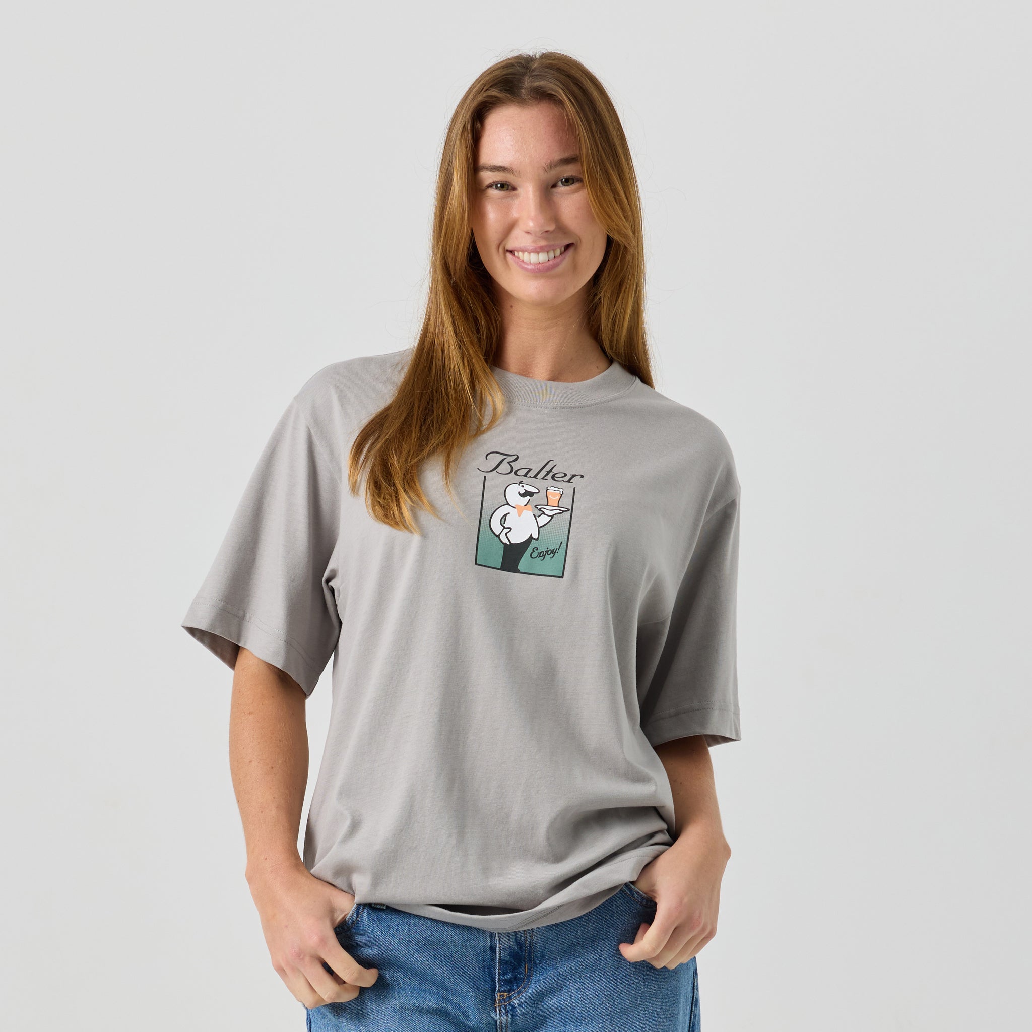 Served Box Tee - Storm