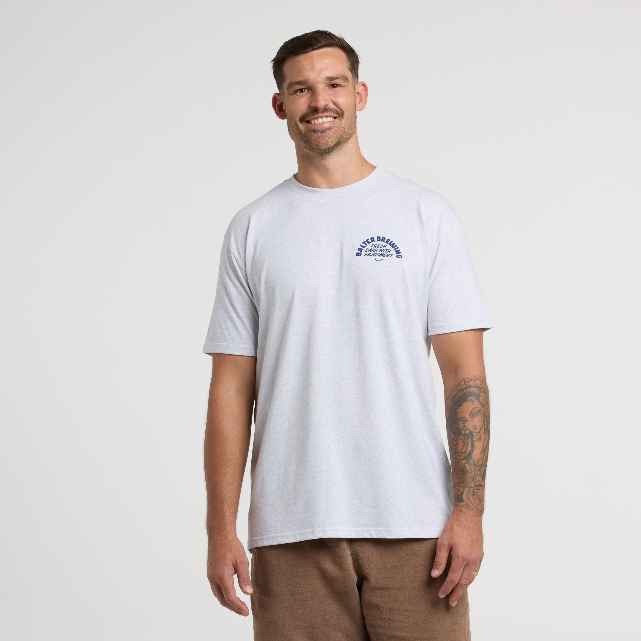 To The Last Drop Classic Tee - White Marle