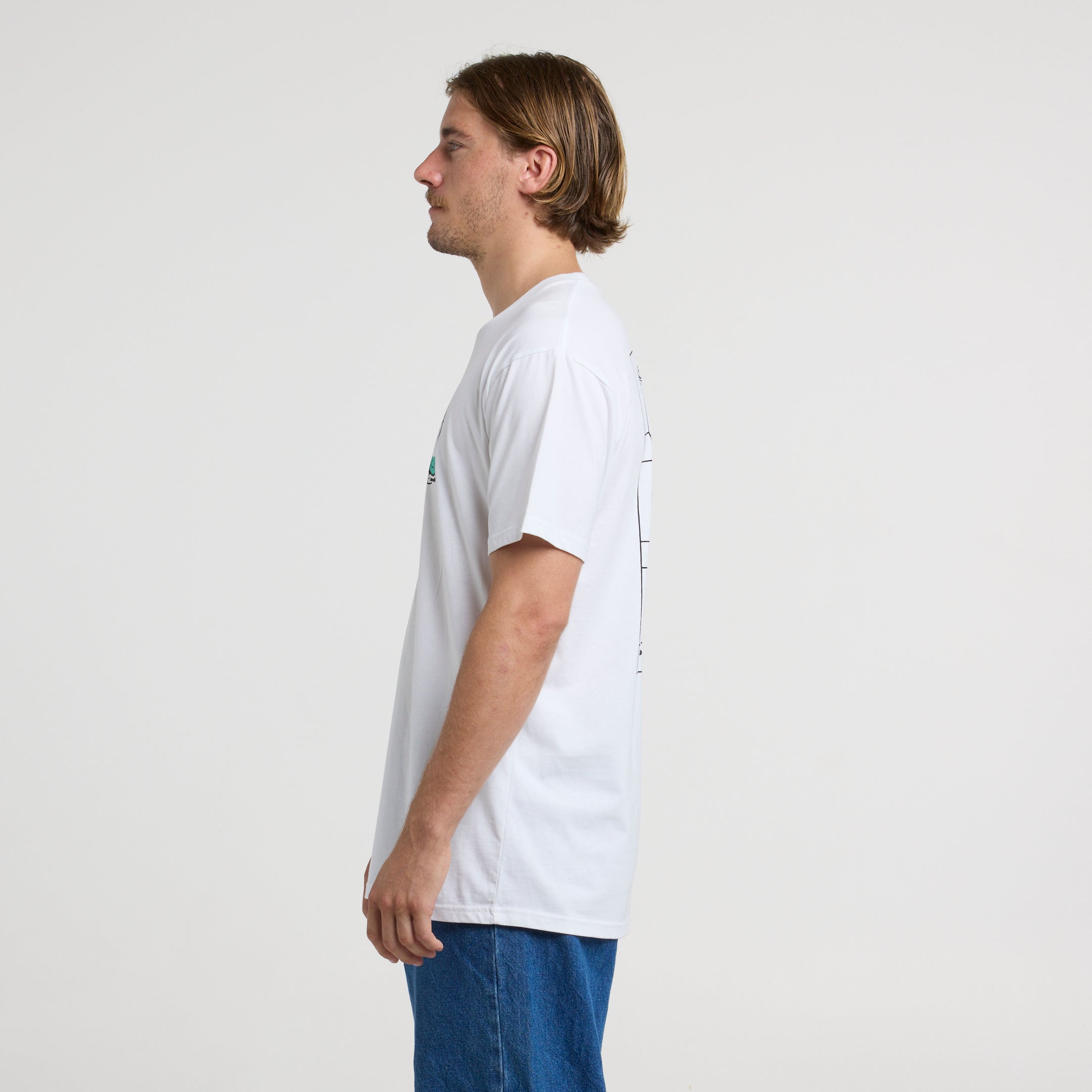 Deconstructed Can Tee - White