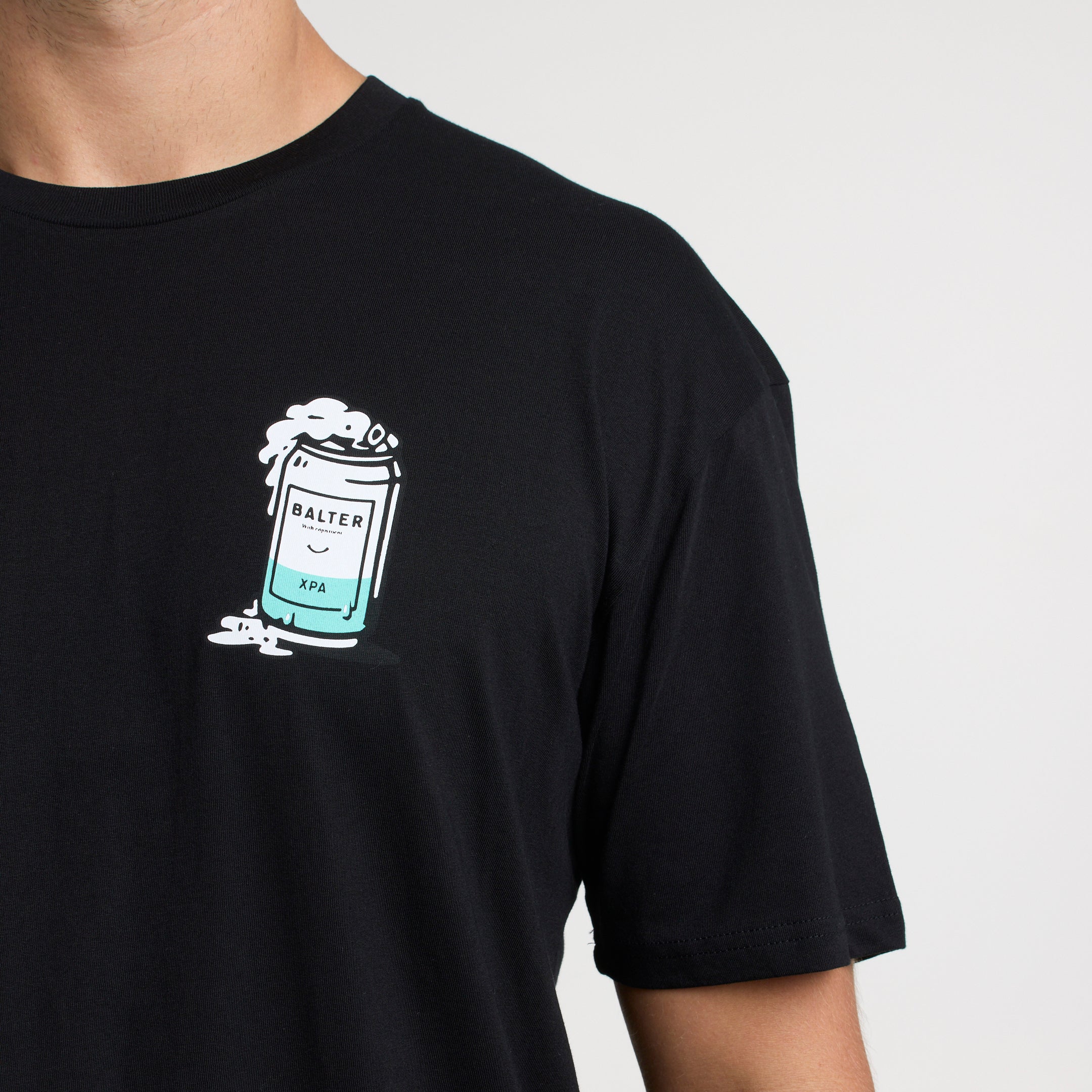 Deconstructed Can Tee - Black