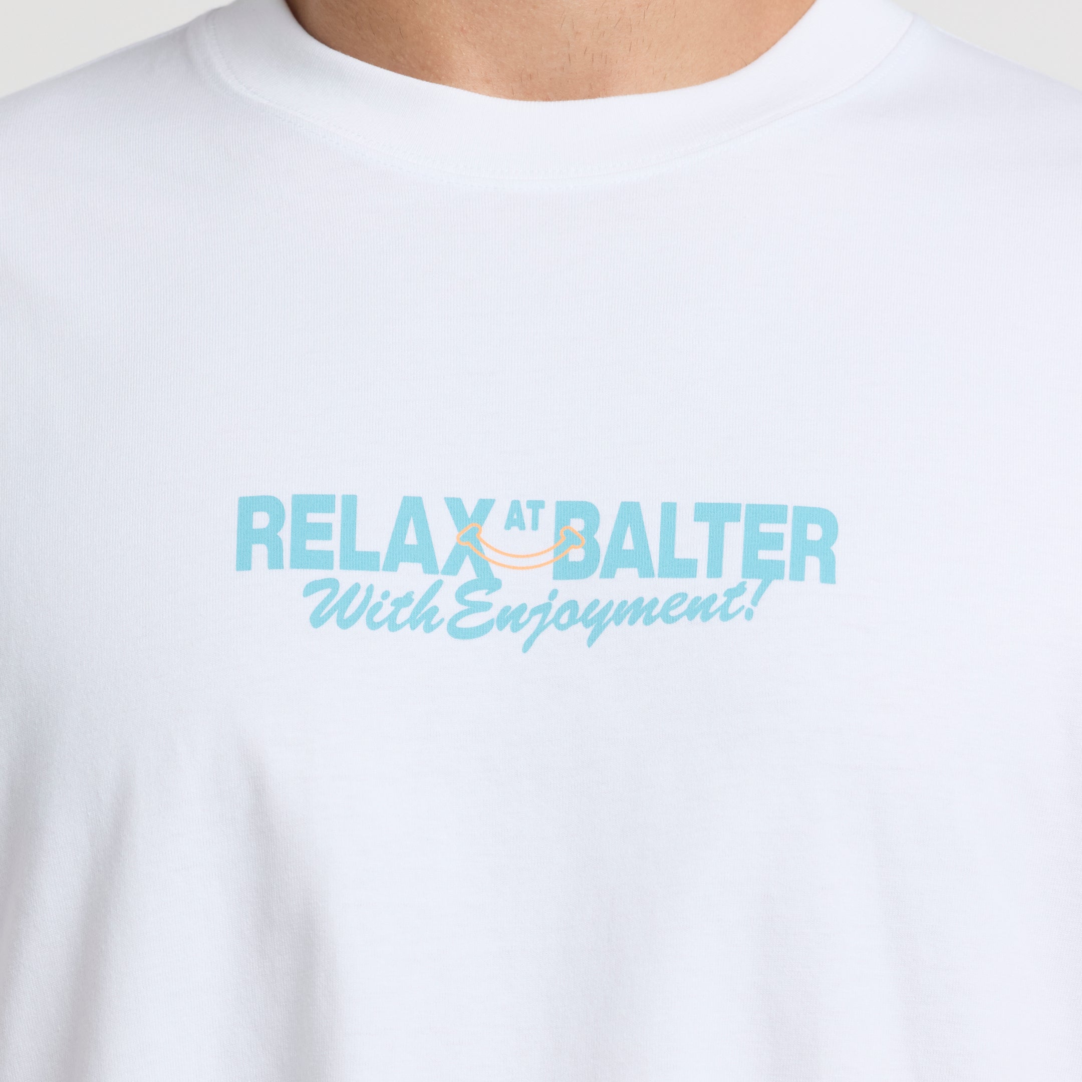 'Lax' Box Tee - White