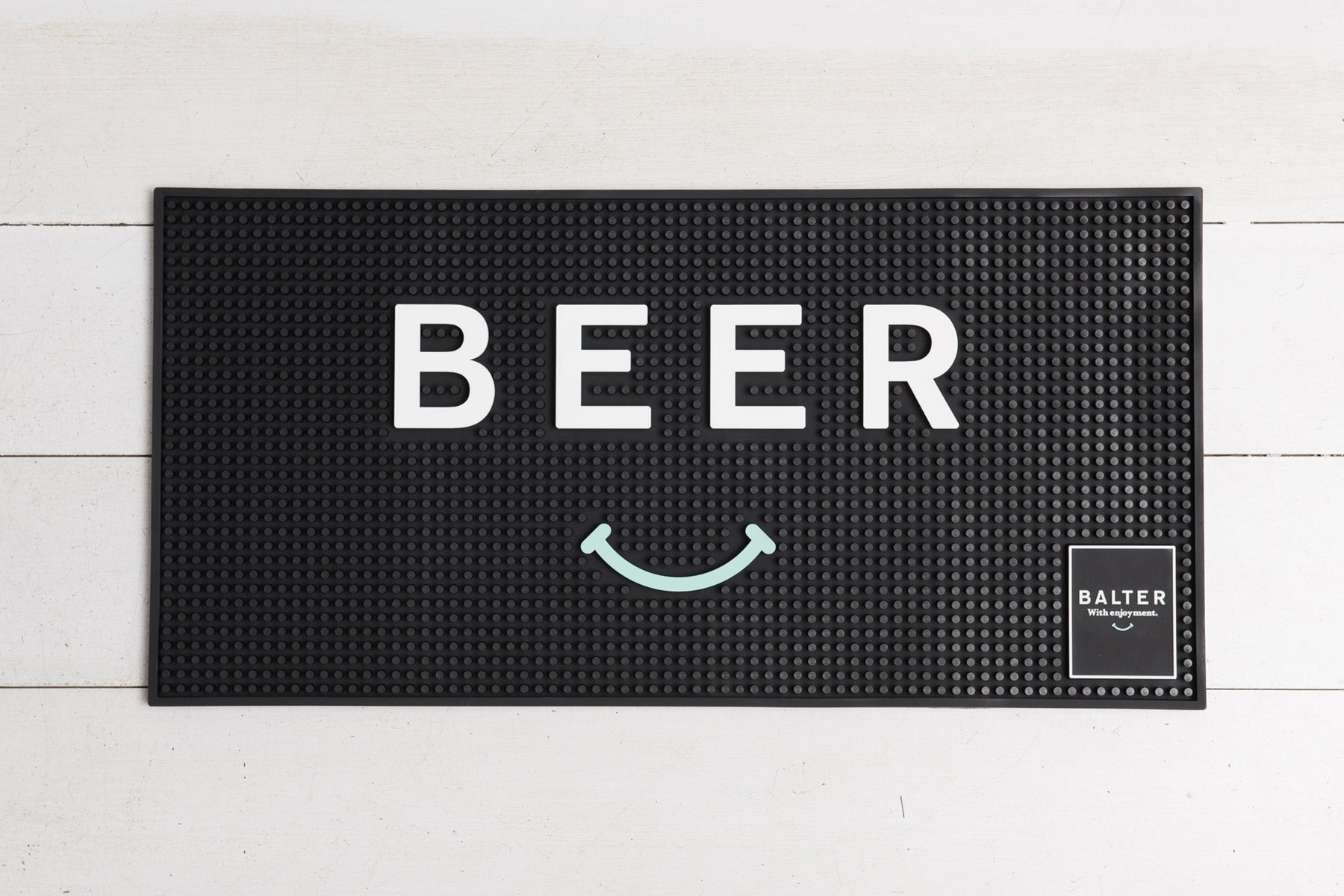 Balter Beer Smiley Bar Mat - Wide - Balter Brewing Company - Craft Beer Merch Australia