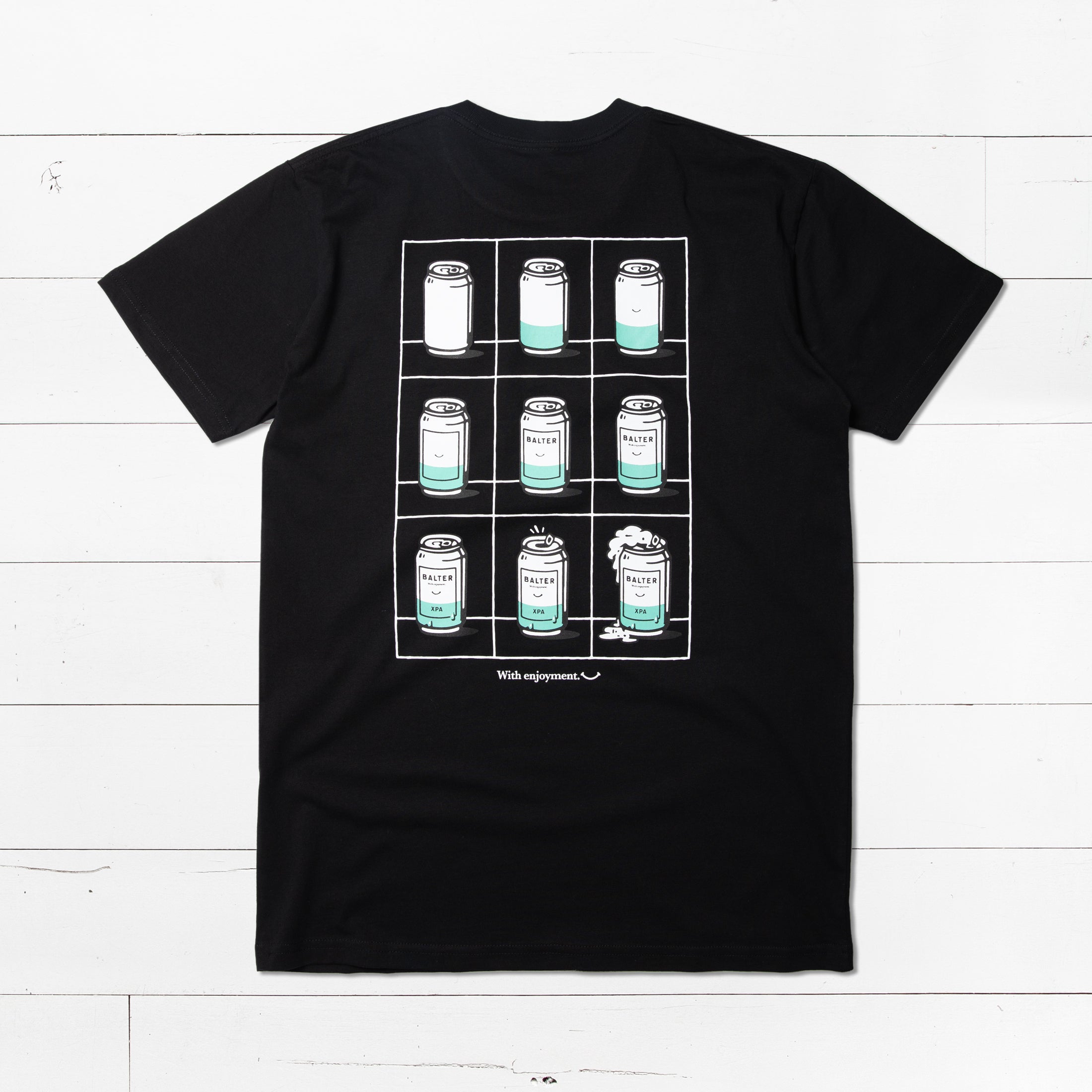 Deconstructed Can Tee - Black