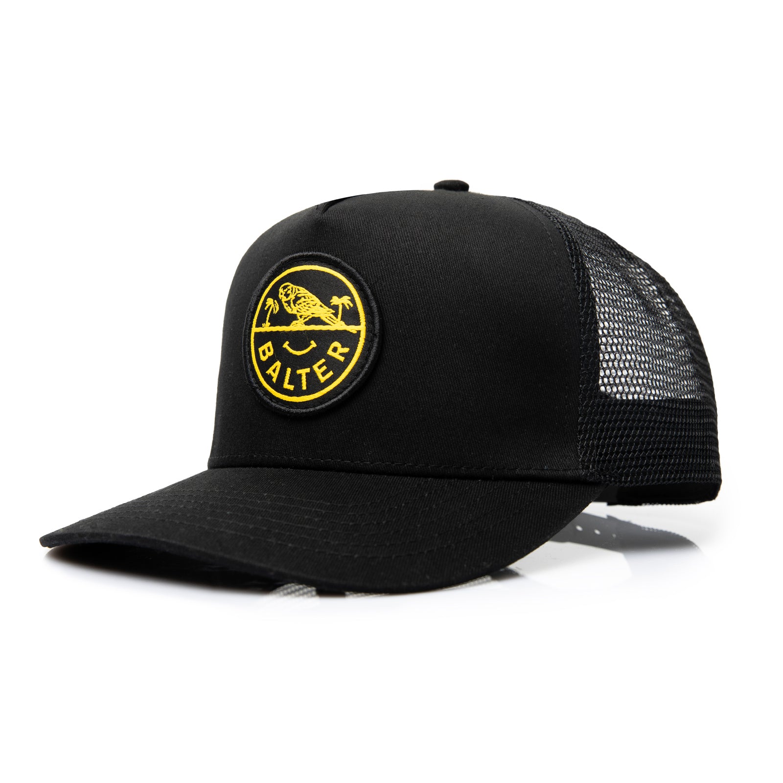 'Paradise' Trucker - Black