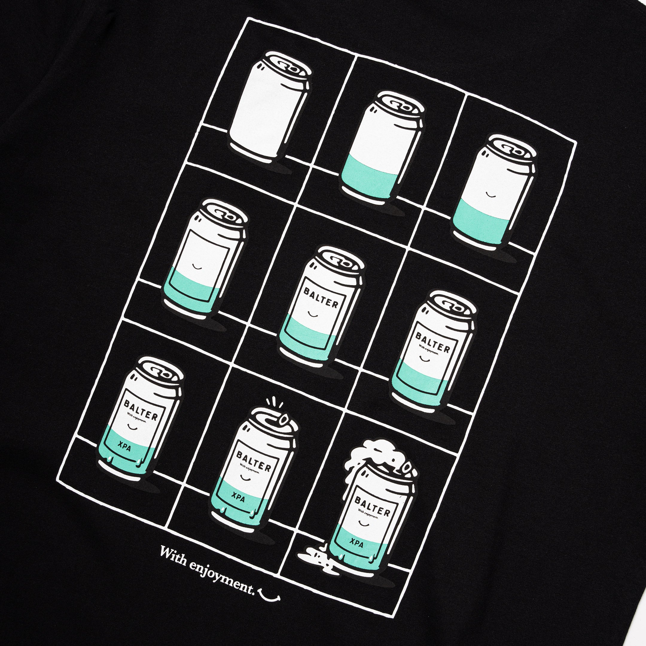 Deconstructed Can Tee - Black