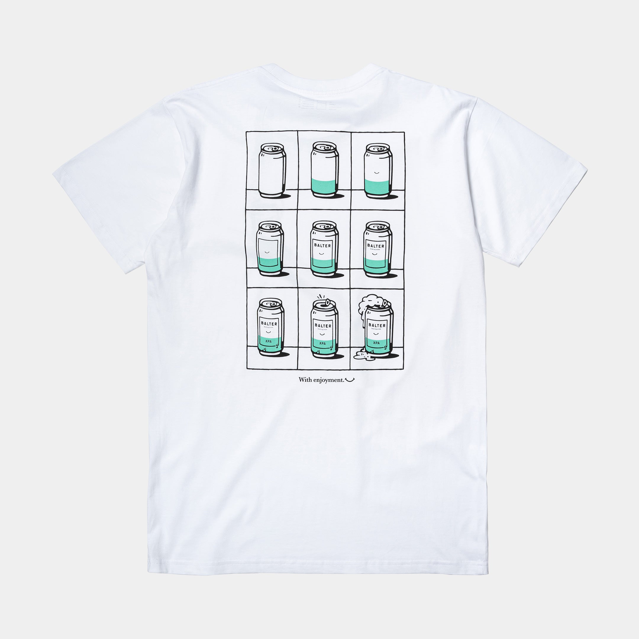 Deconstructed Can Tee - White