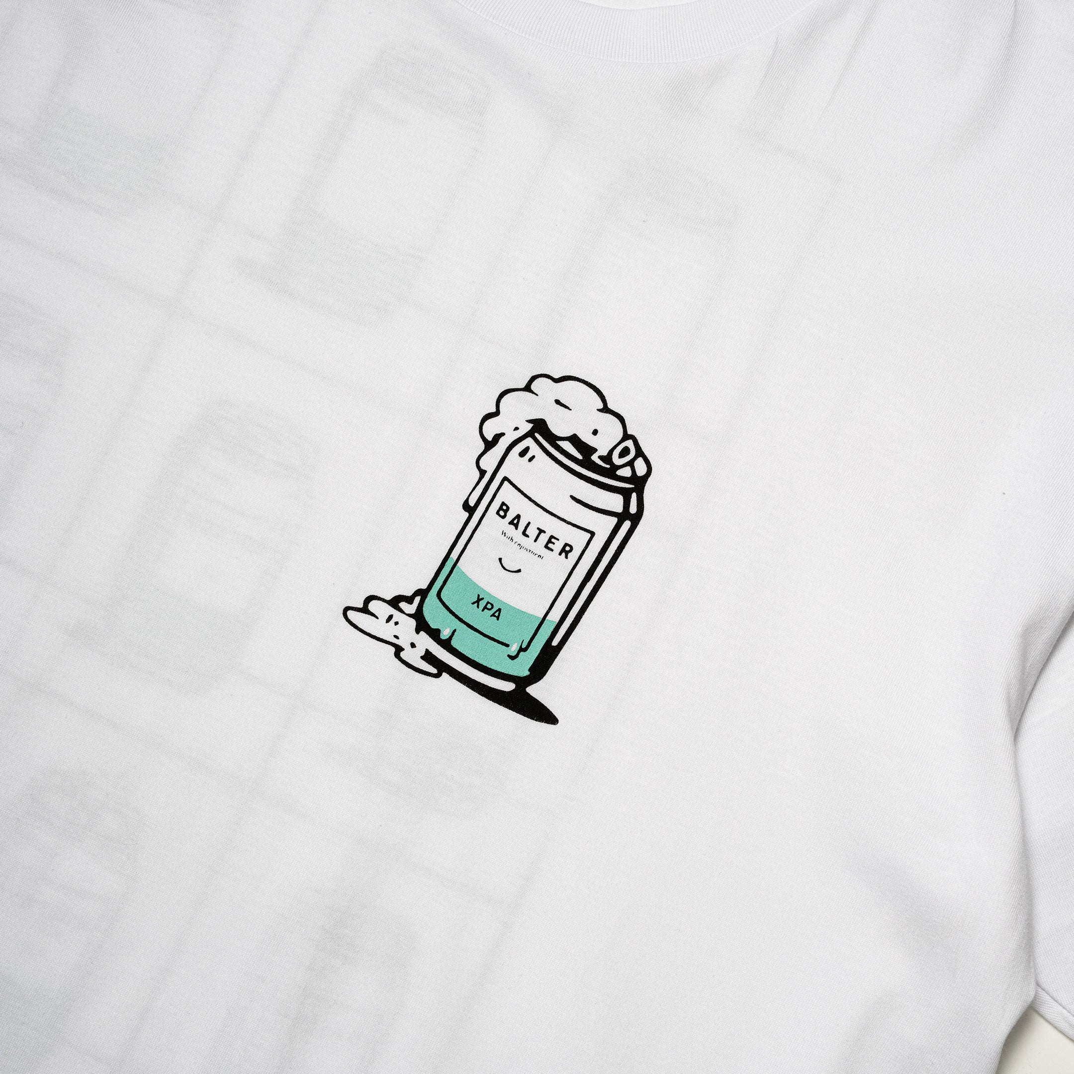 Deconstructed Can Tee - White