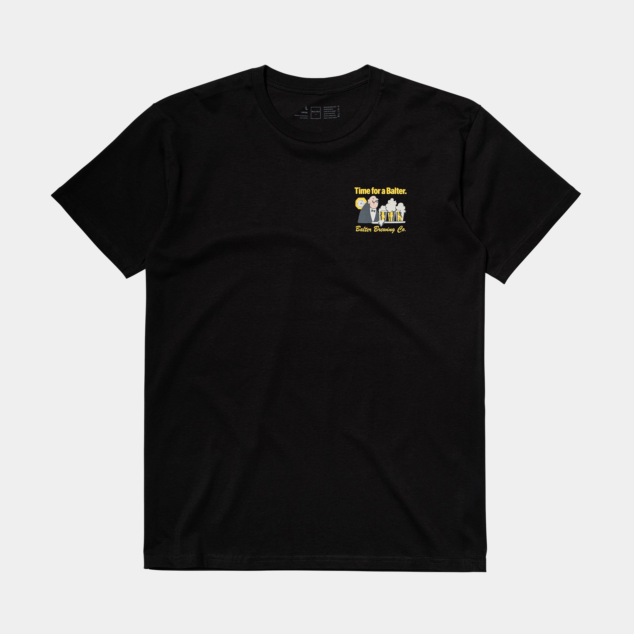 Time for a Balter Tee - Black