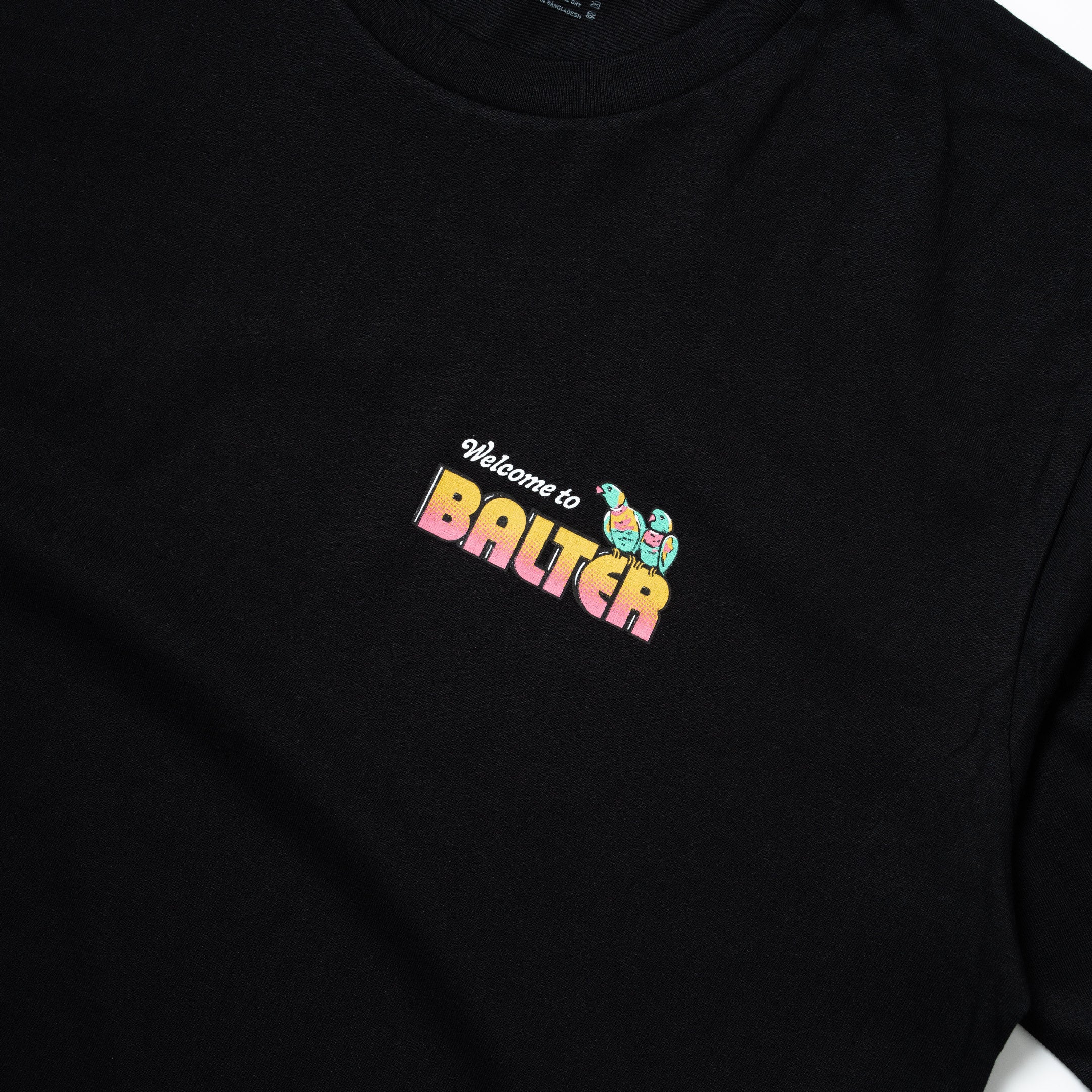 The Welcome (Pastels) Tee - Black