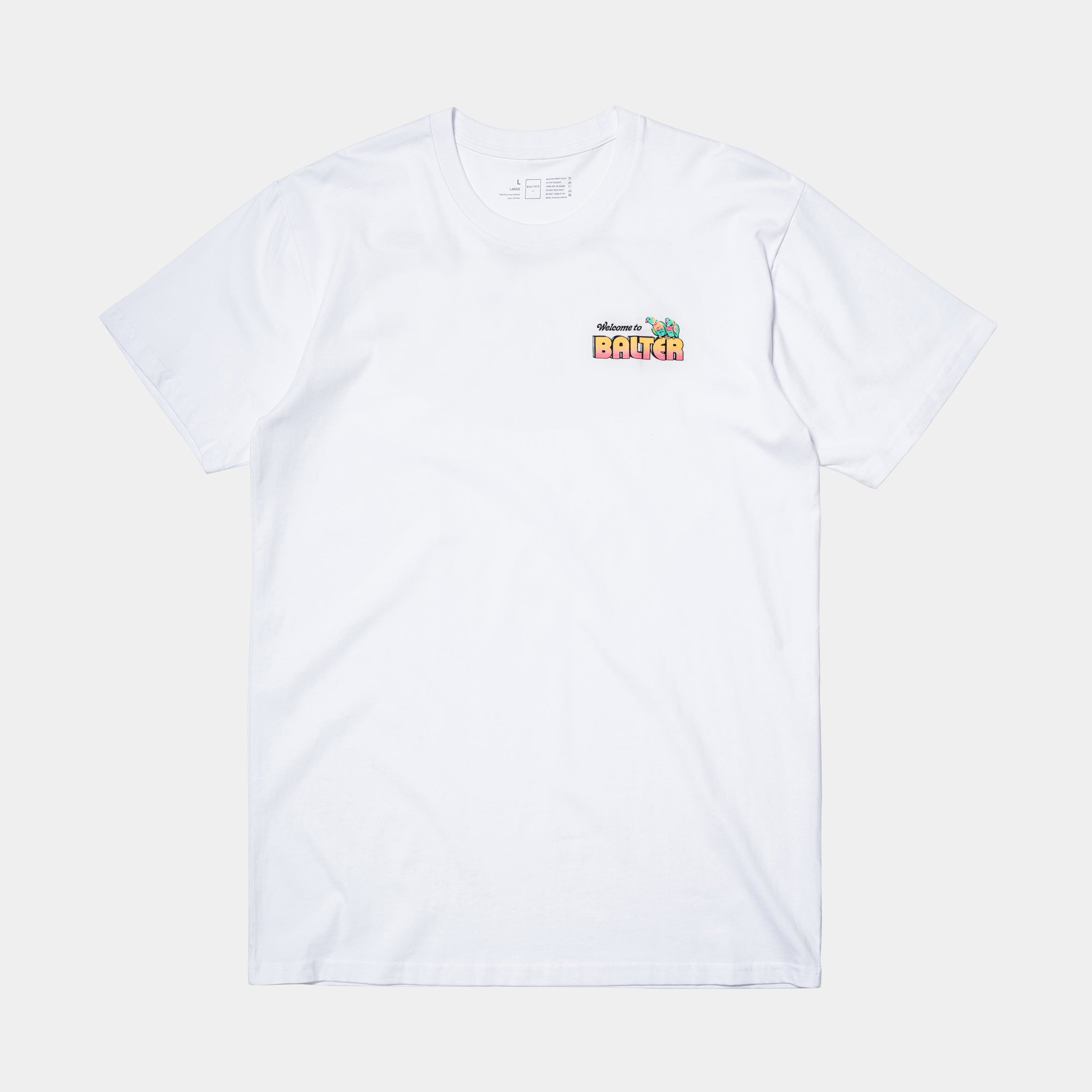 The Welcome (Pastels) Tee - White