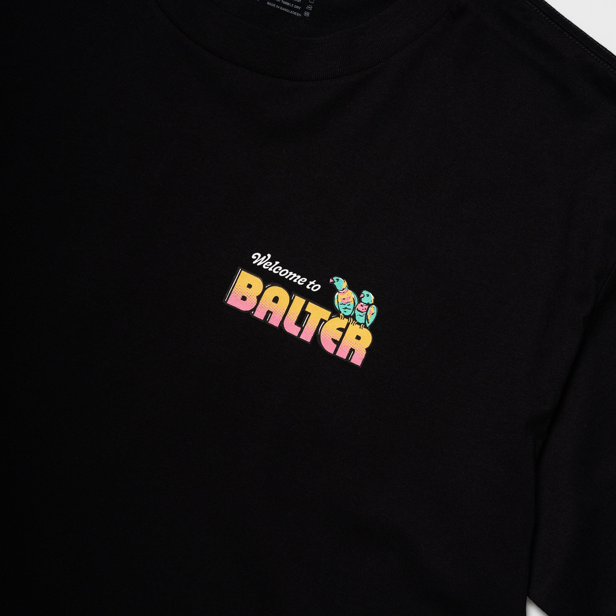 Women's Welcome (Pastel) Tee - Black