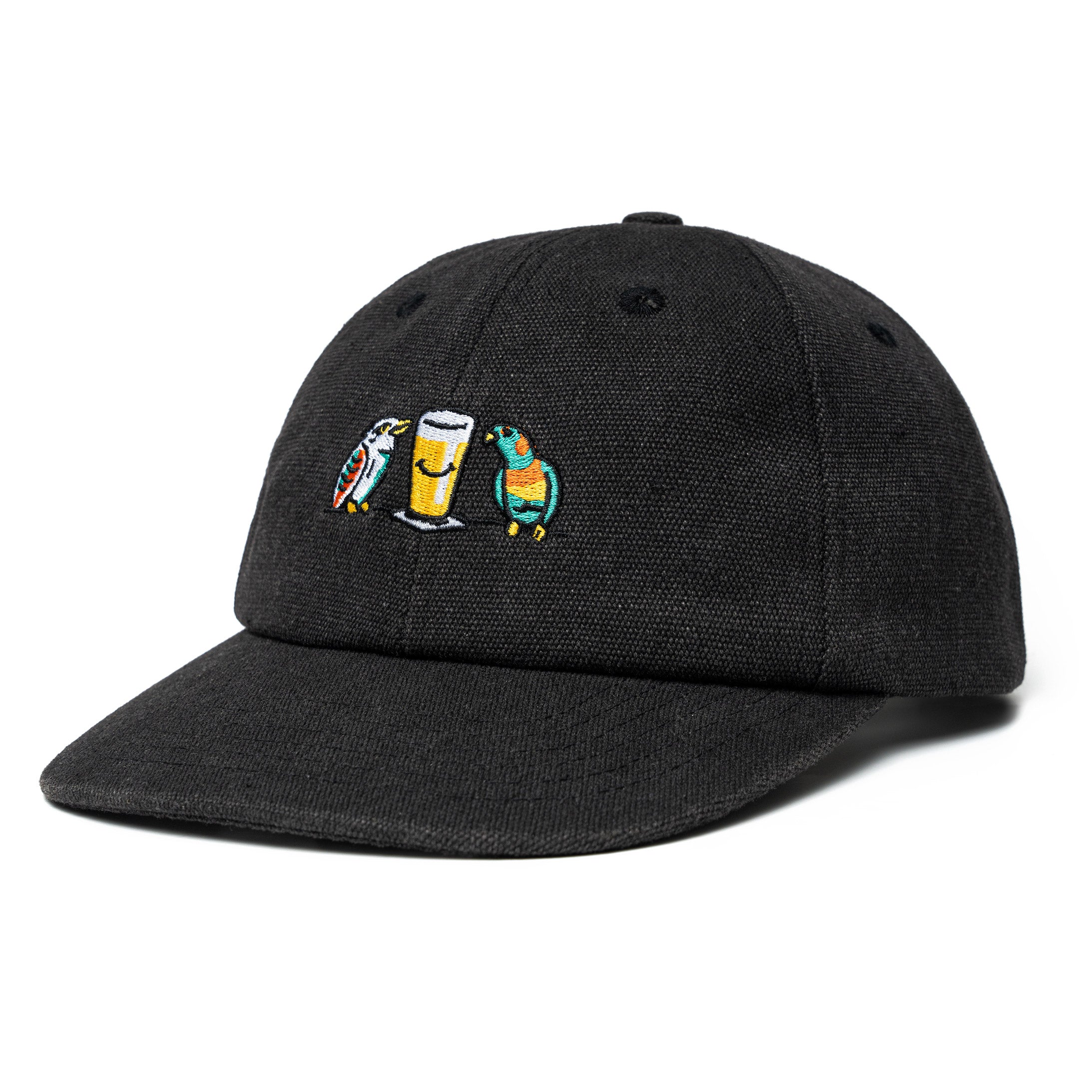 Birds & Beers Dad Cap - Faded Black