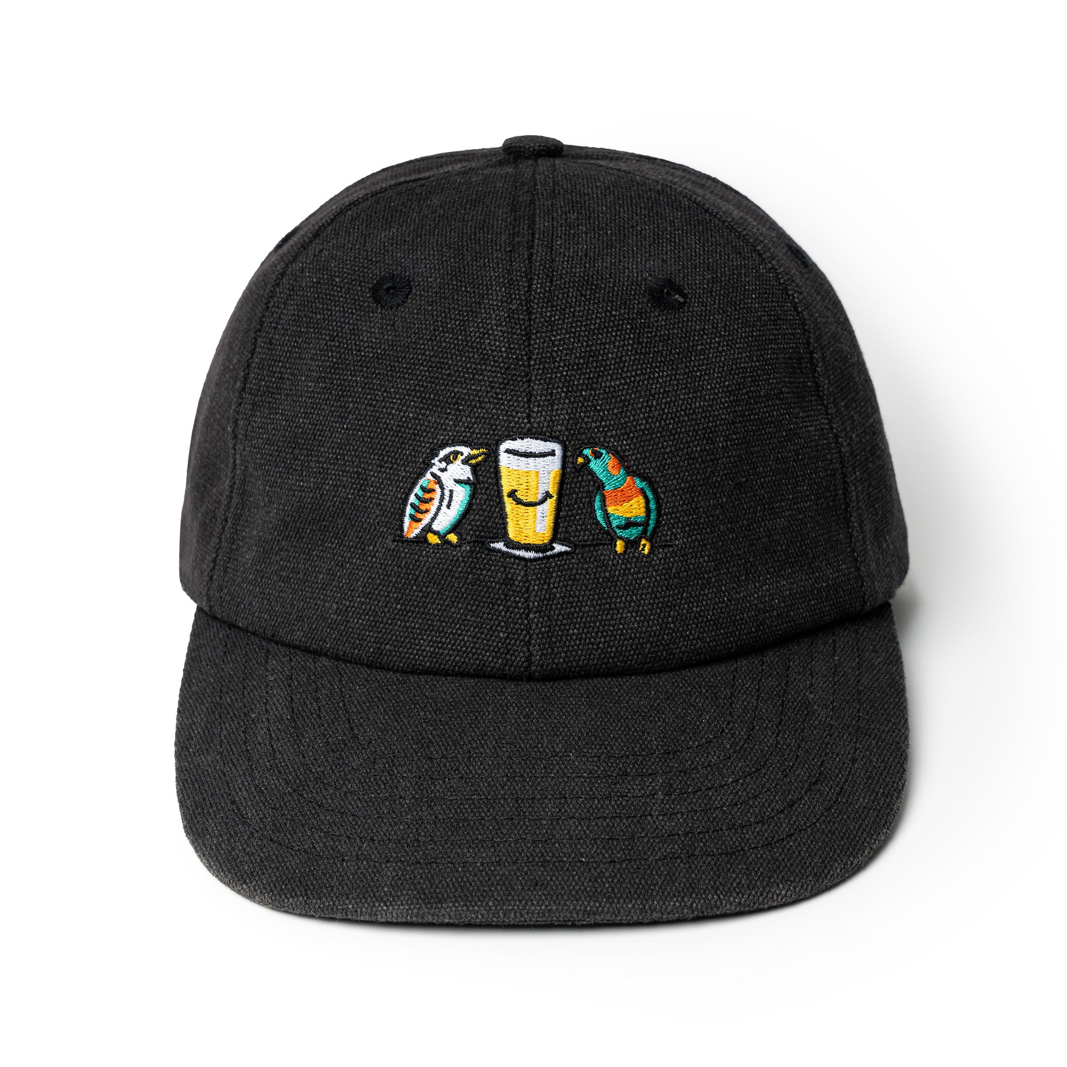 Birds & Beers Dad Cap - Faded Black