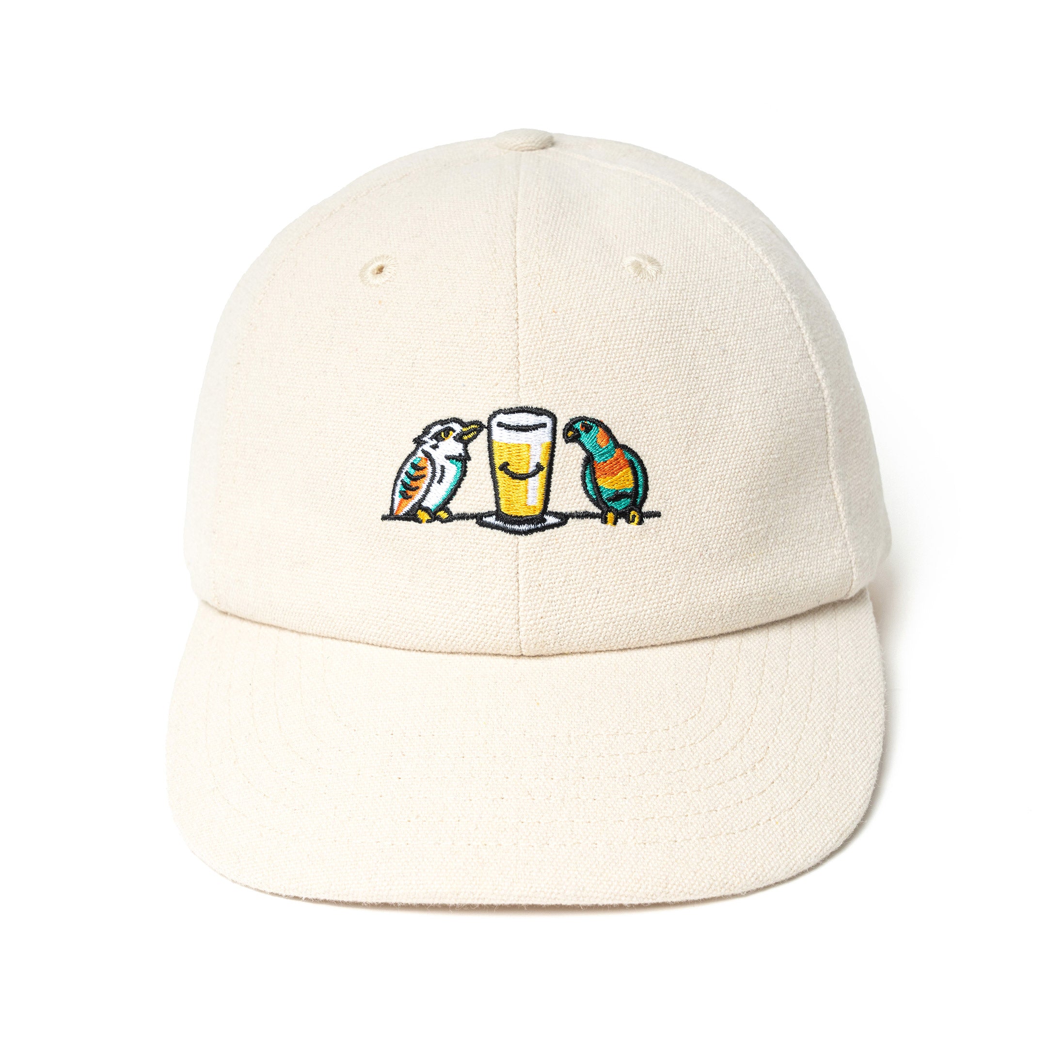 Birds & Beers Dad Cap - Natural