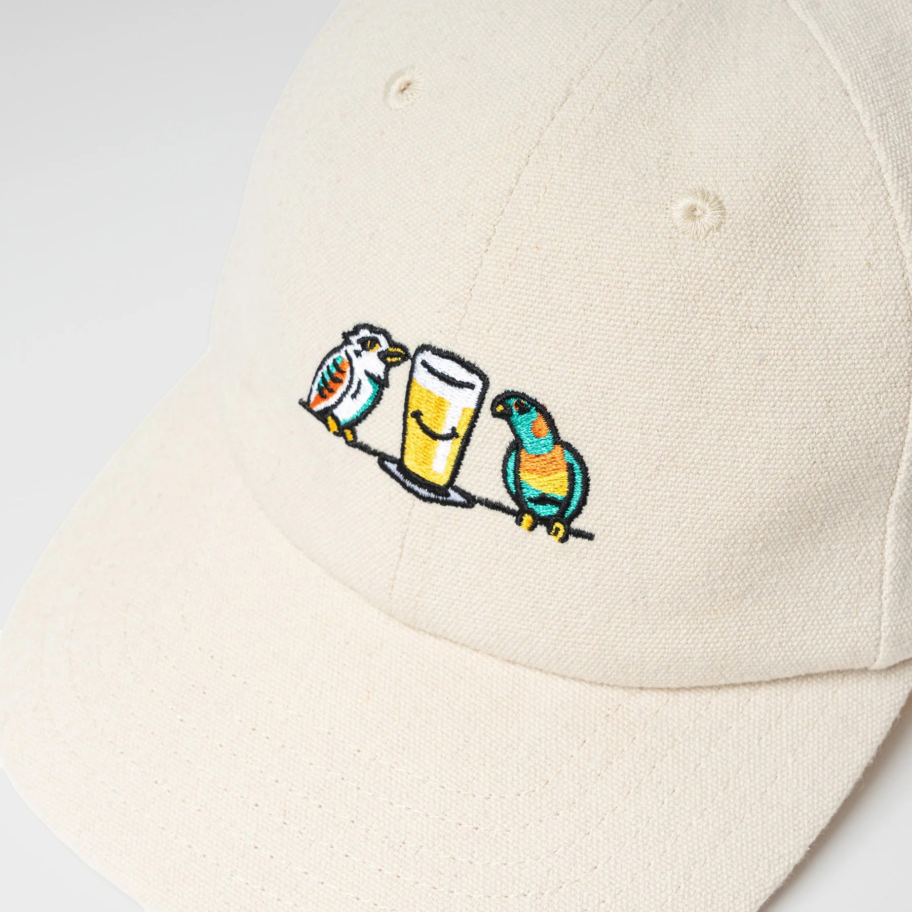 Birds & Beers Dad Cap - Natural