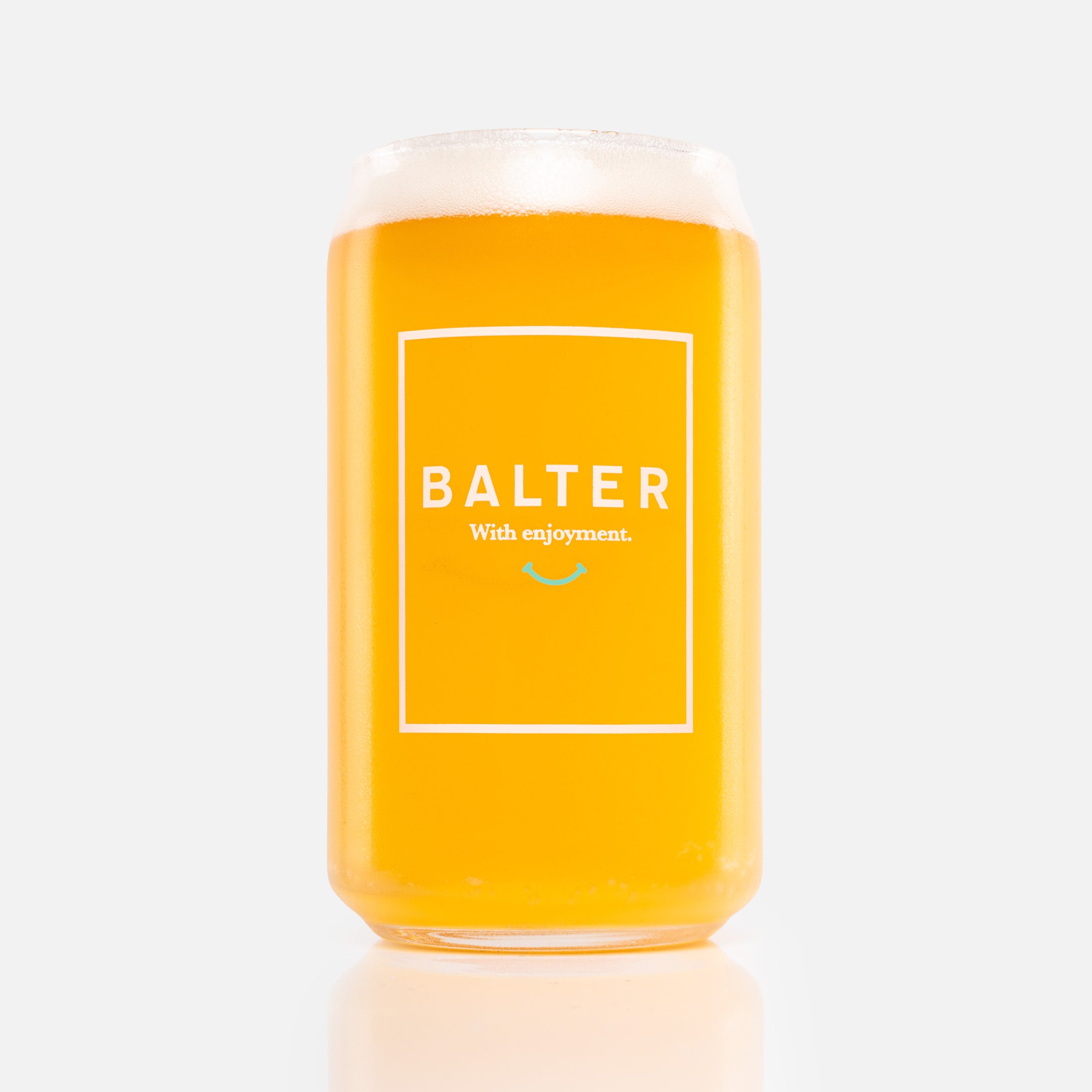 4pack - Balter 16oz / 470ml Tinnie Glass