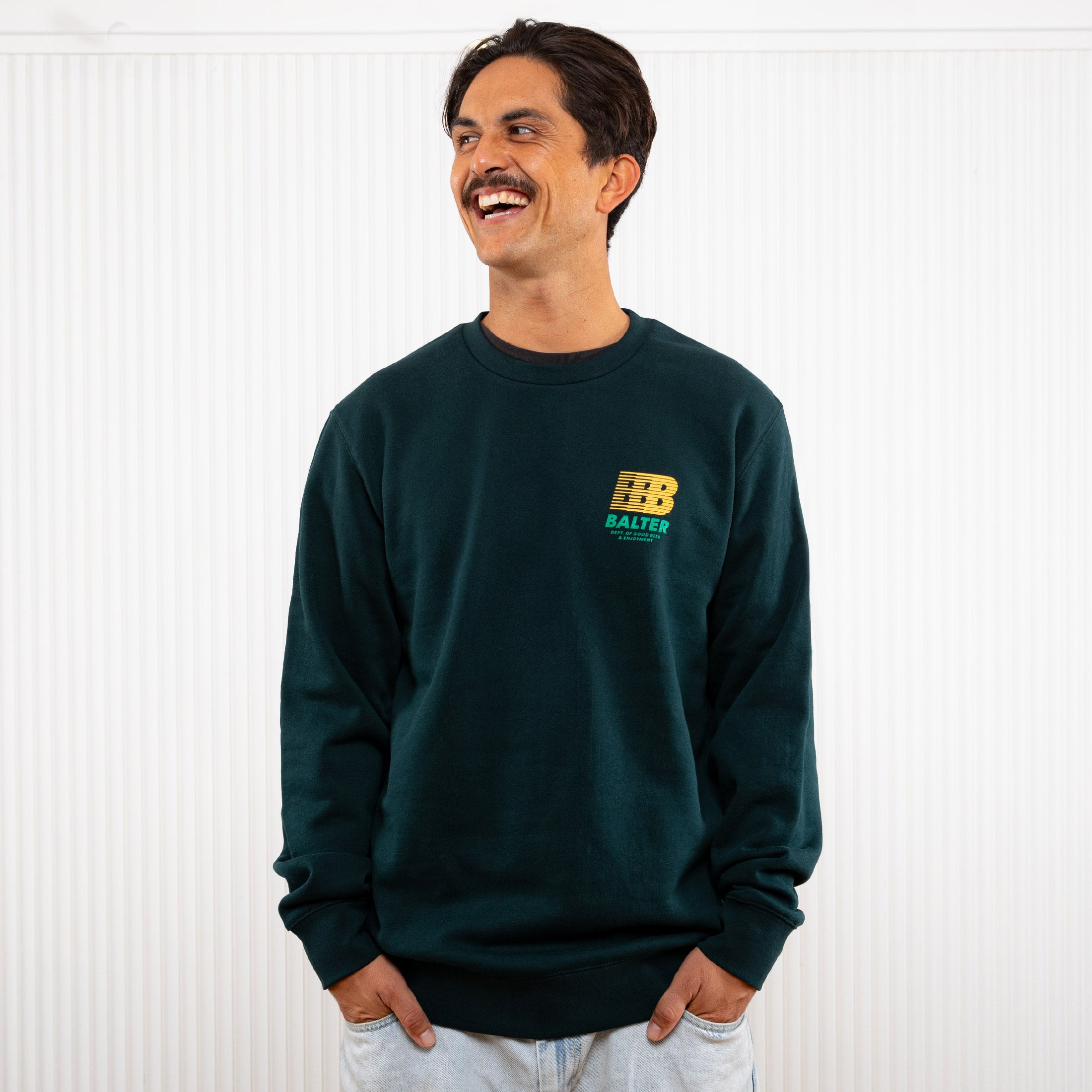 BEER Department Unisex Crew - Pine Green