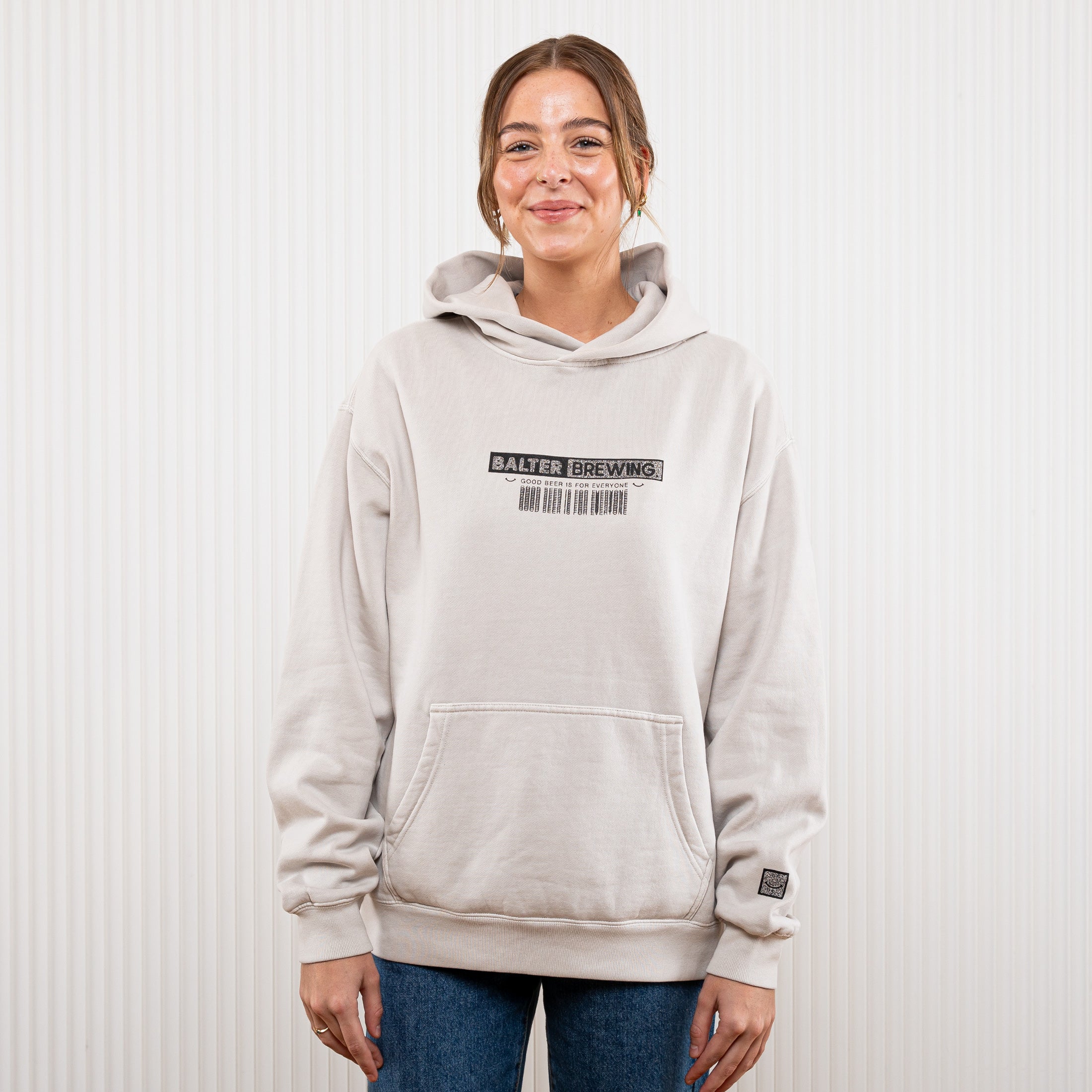 Milennia Fleece Hoodie - Faded Bone