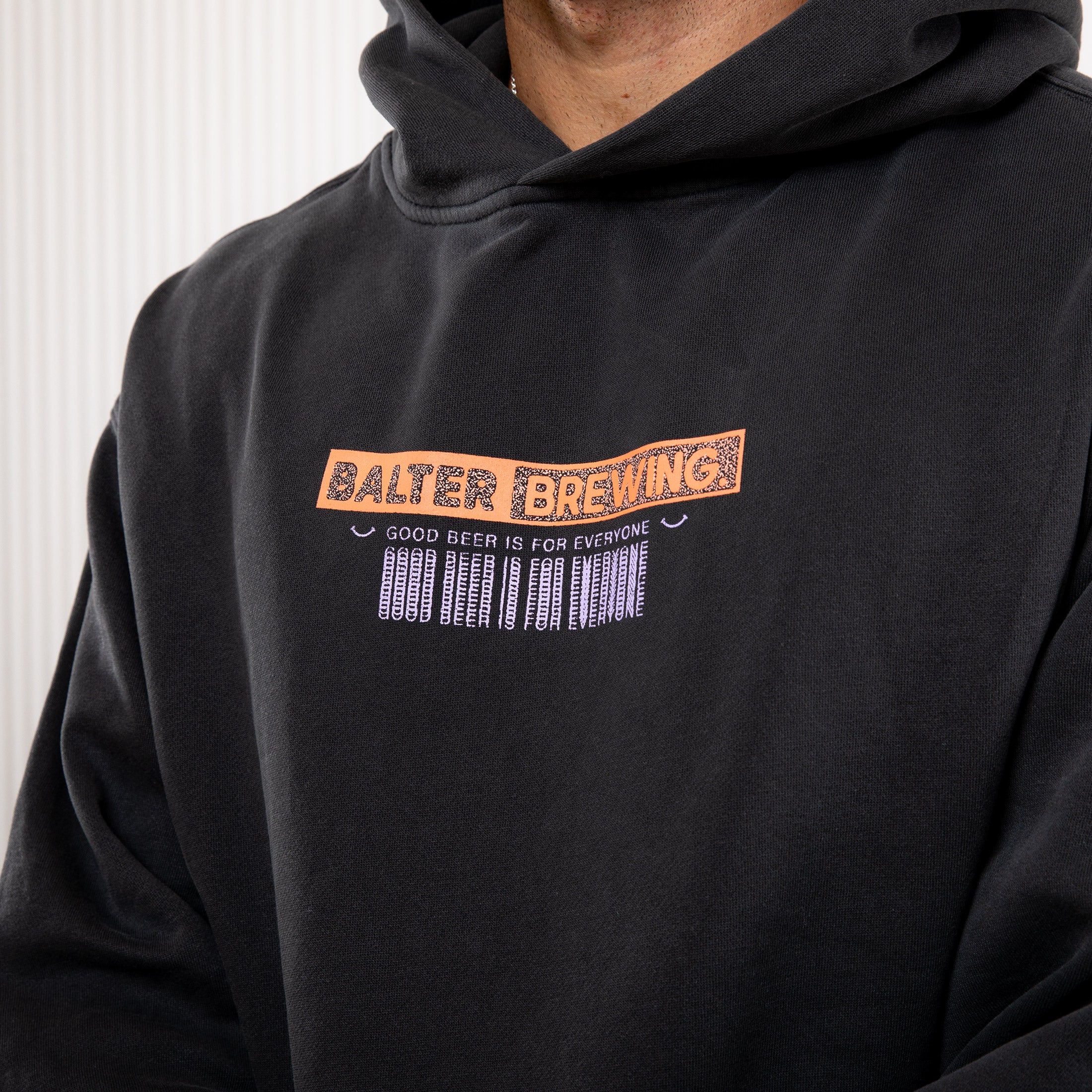 Milennia Fleece Hoodie - Faded Black