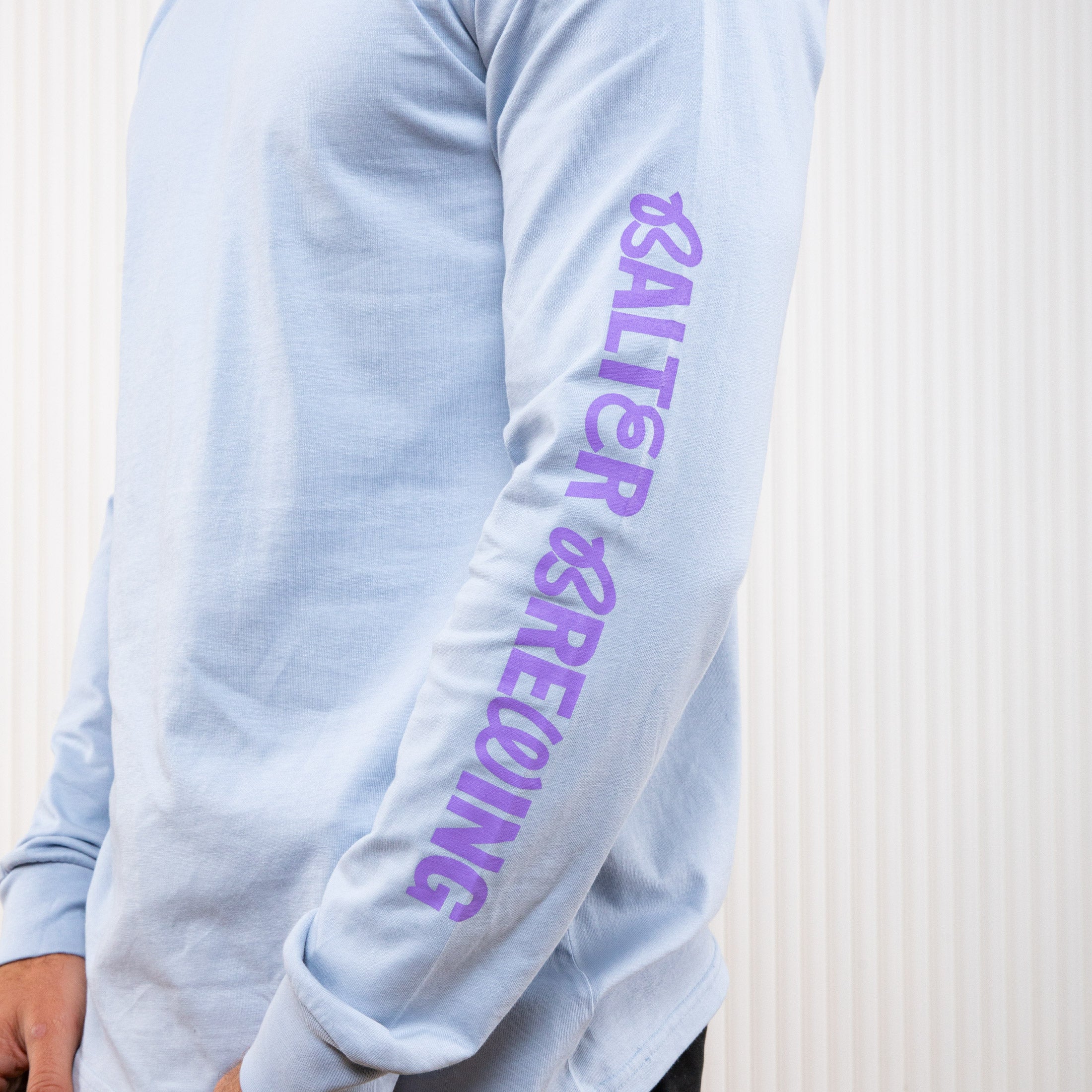 Misprint Long Sleeve - Powder Blue