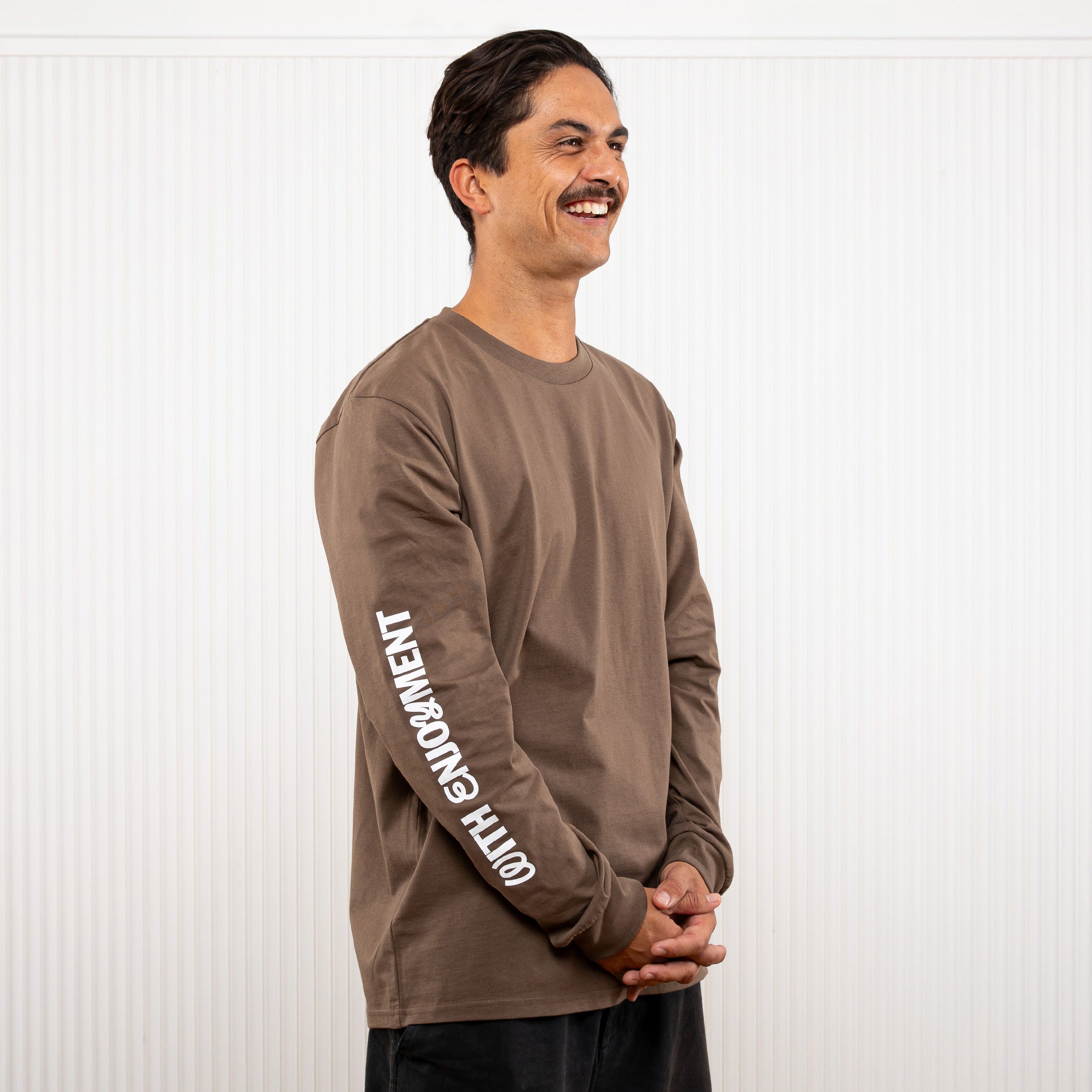 Misprint Long Sleeve - Walnut