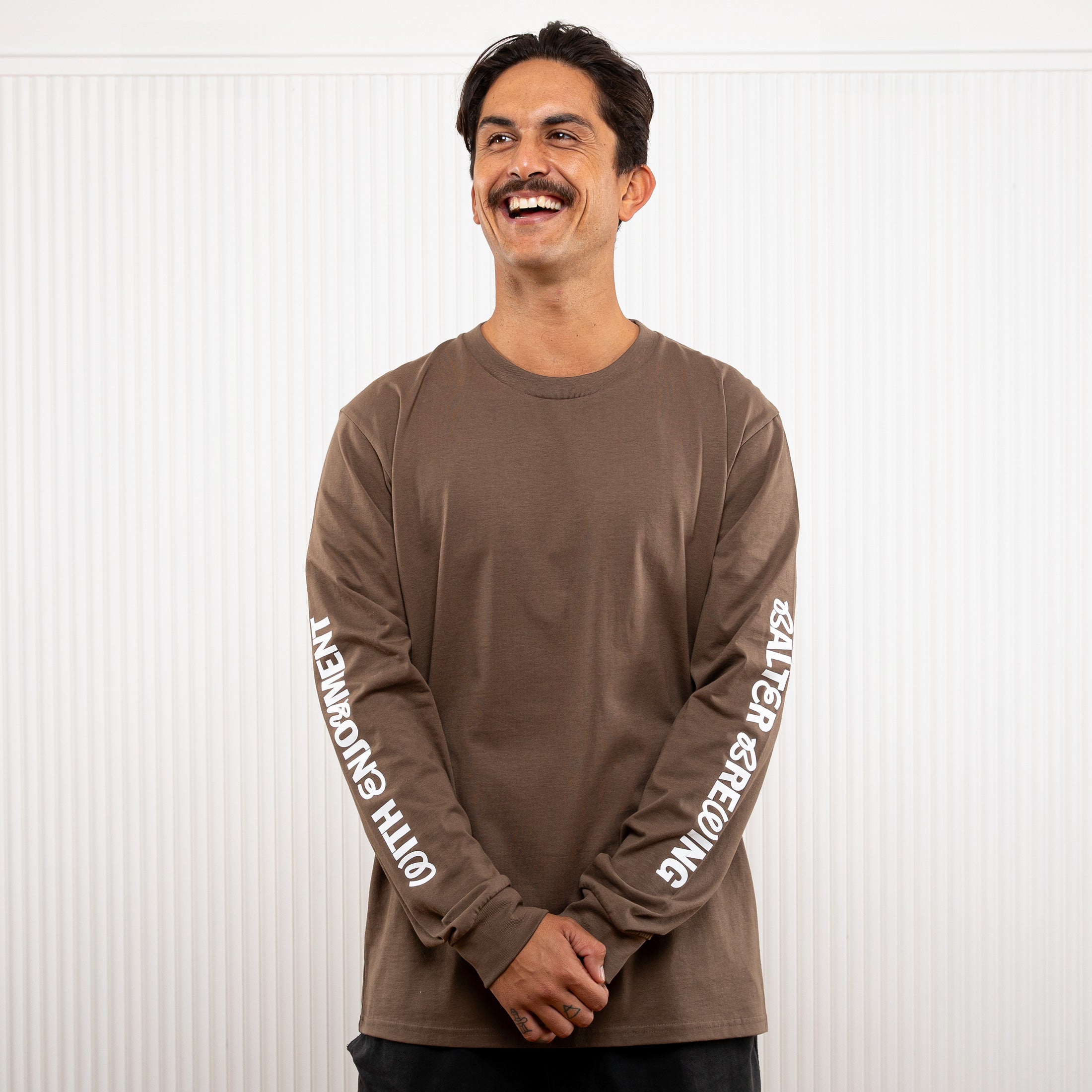 Misprint Long Sleeve - Walnut