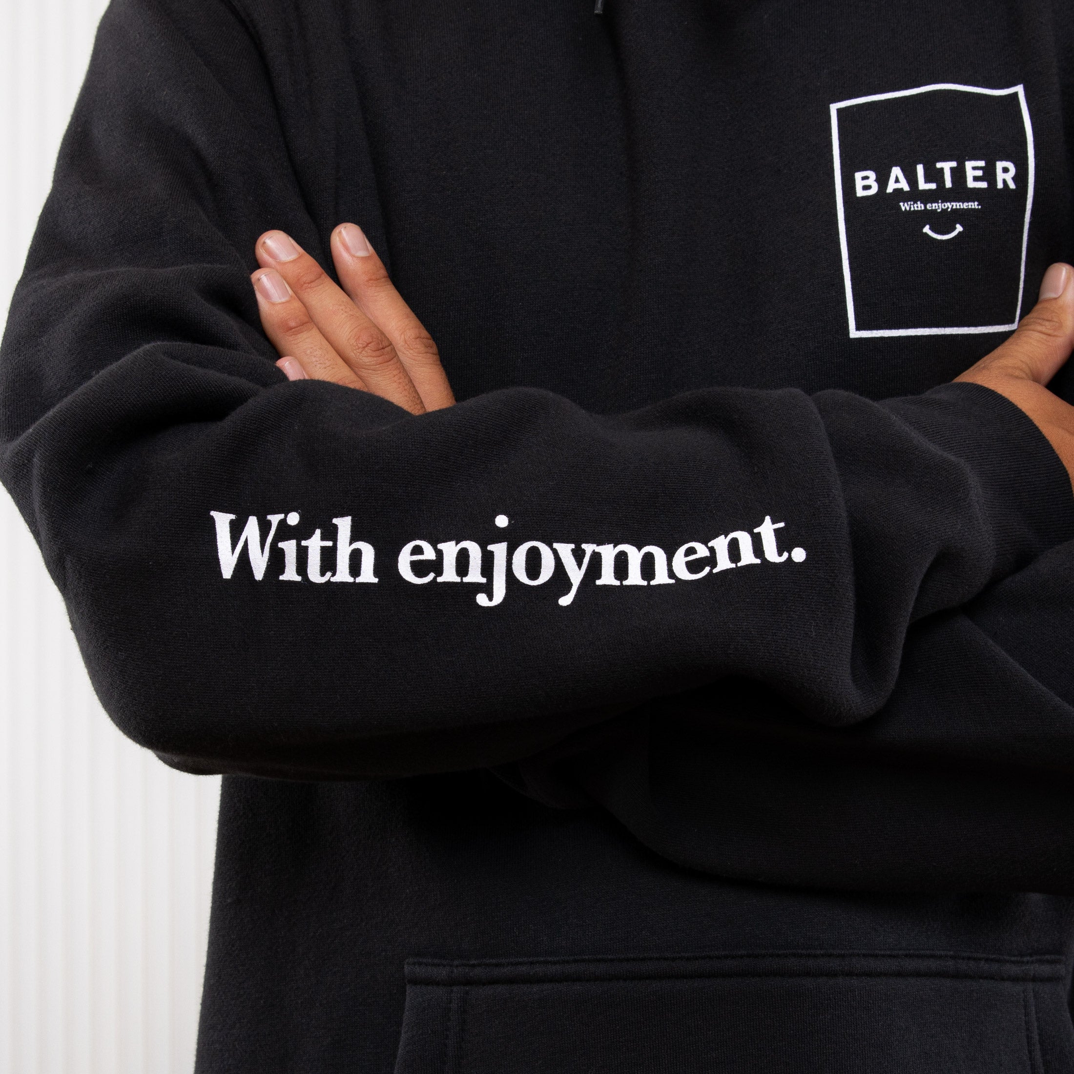 Balter With Enjoyment Hoodie - Coal