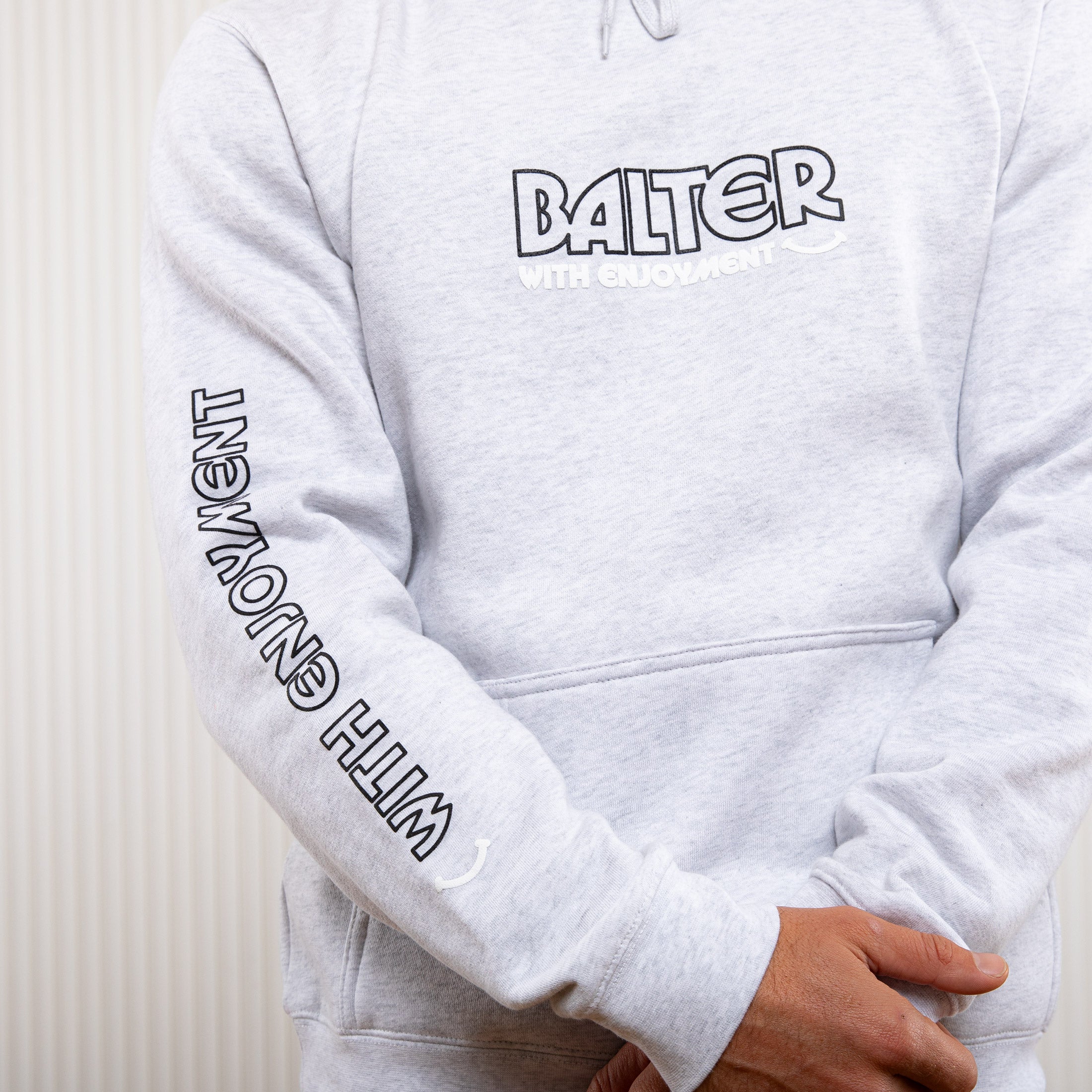 Vol 7 Fleece Hoodie - White Marle