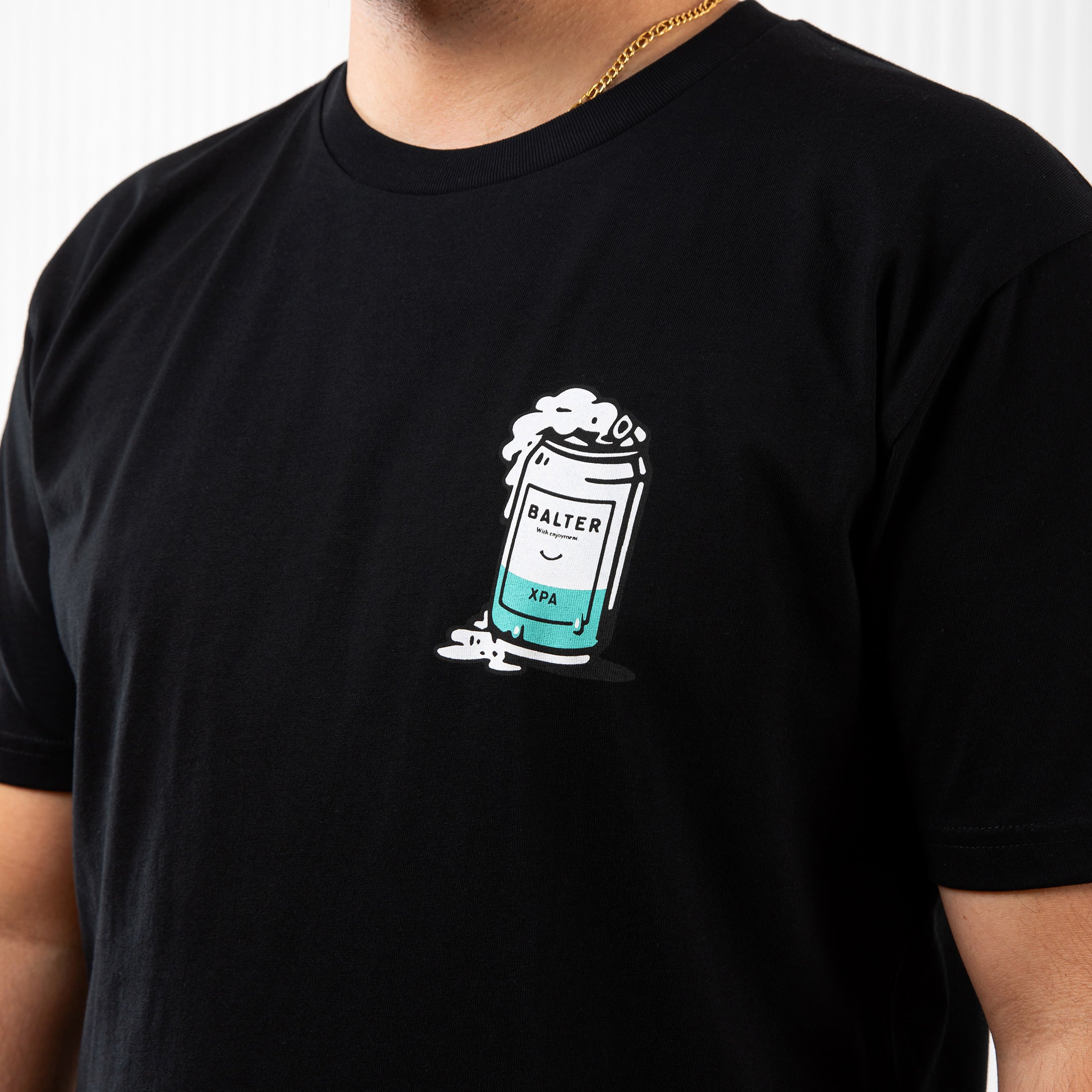 Deconstructed Can Tee - Black