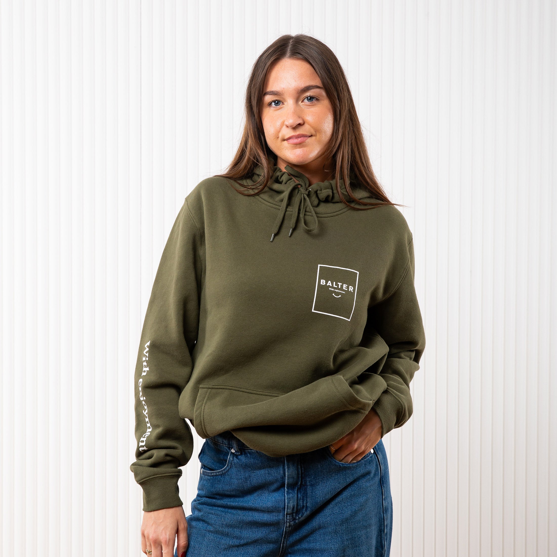 Balter With Enjoyment Hoodie - Army