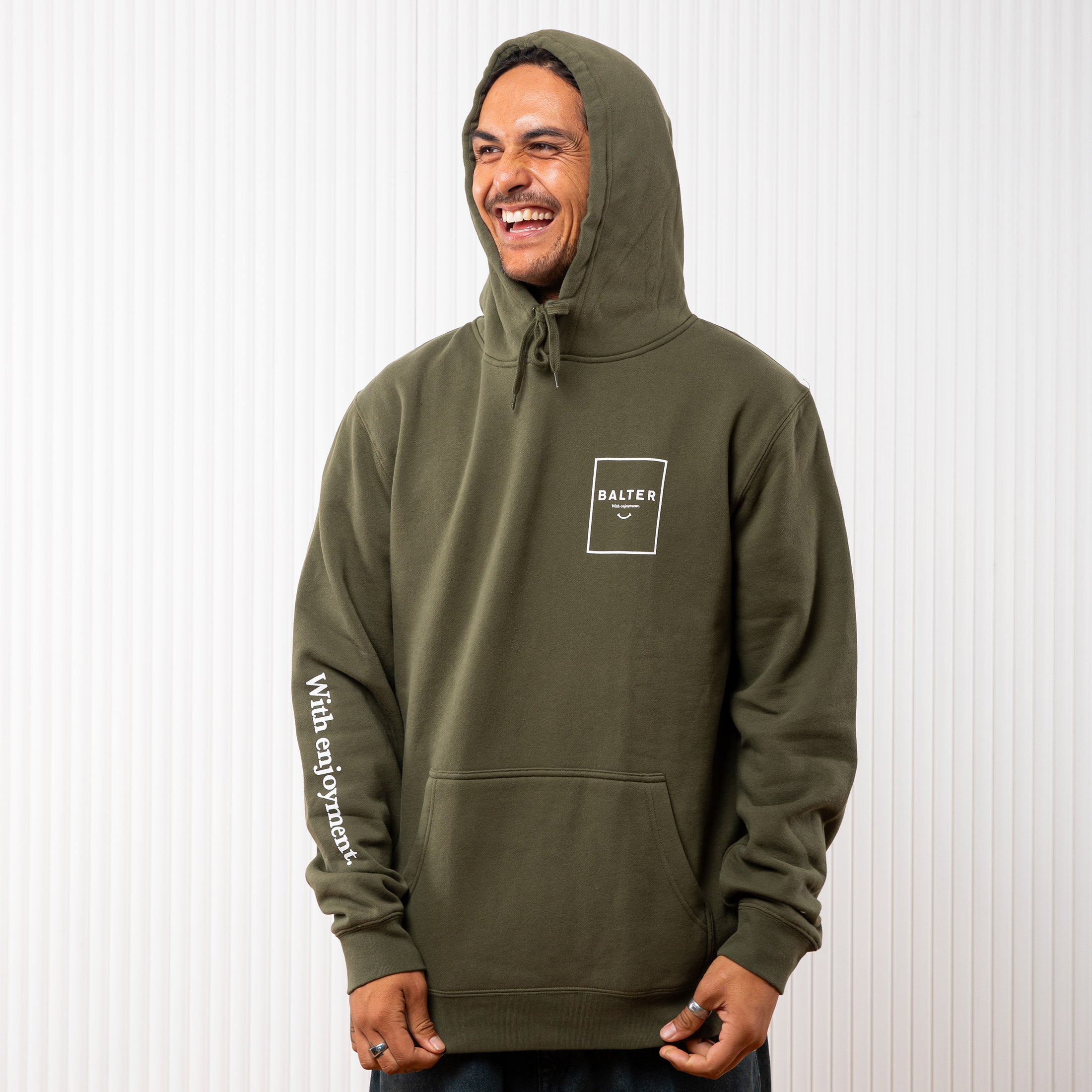 Balter With Enjoyment Hoodie - Army